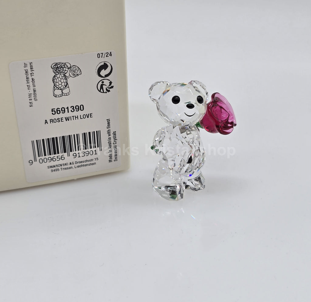 SWAROVSKI Kris Bär Eine Rose voller Liebe 5691390