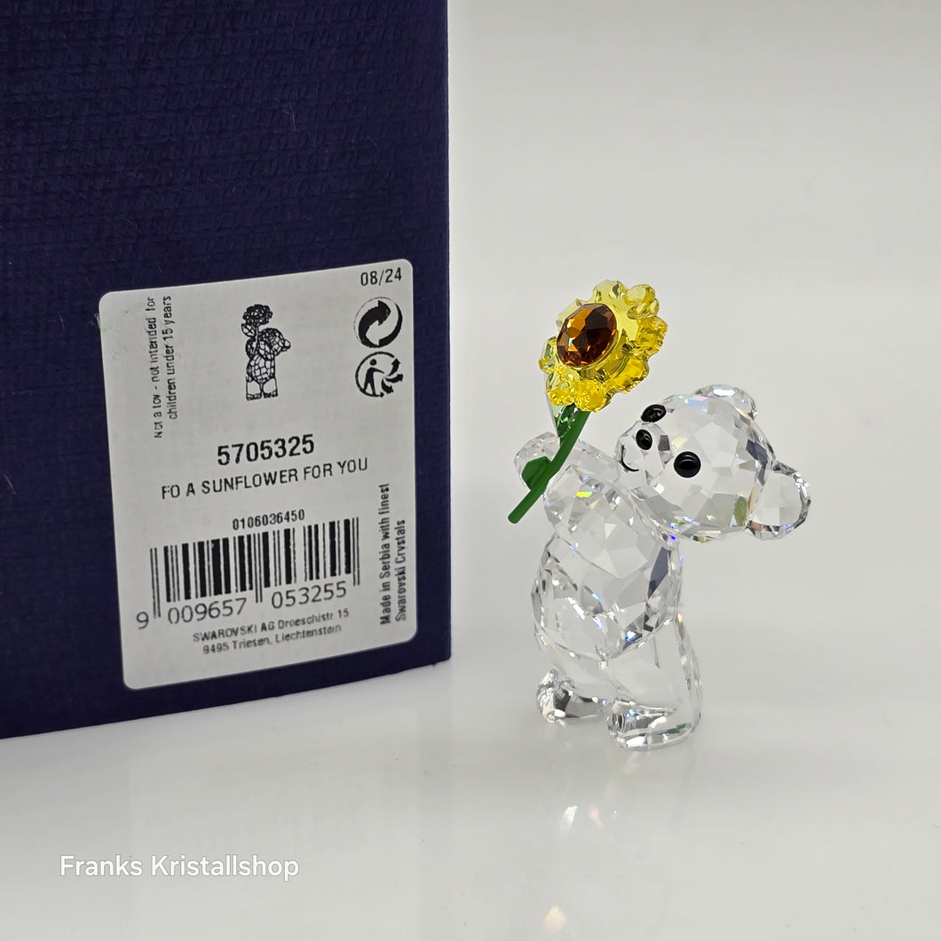 SWAROVSKI Kris Bär Eine Sonnenblume für Dich Version 2 5705325