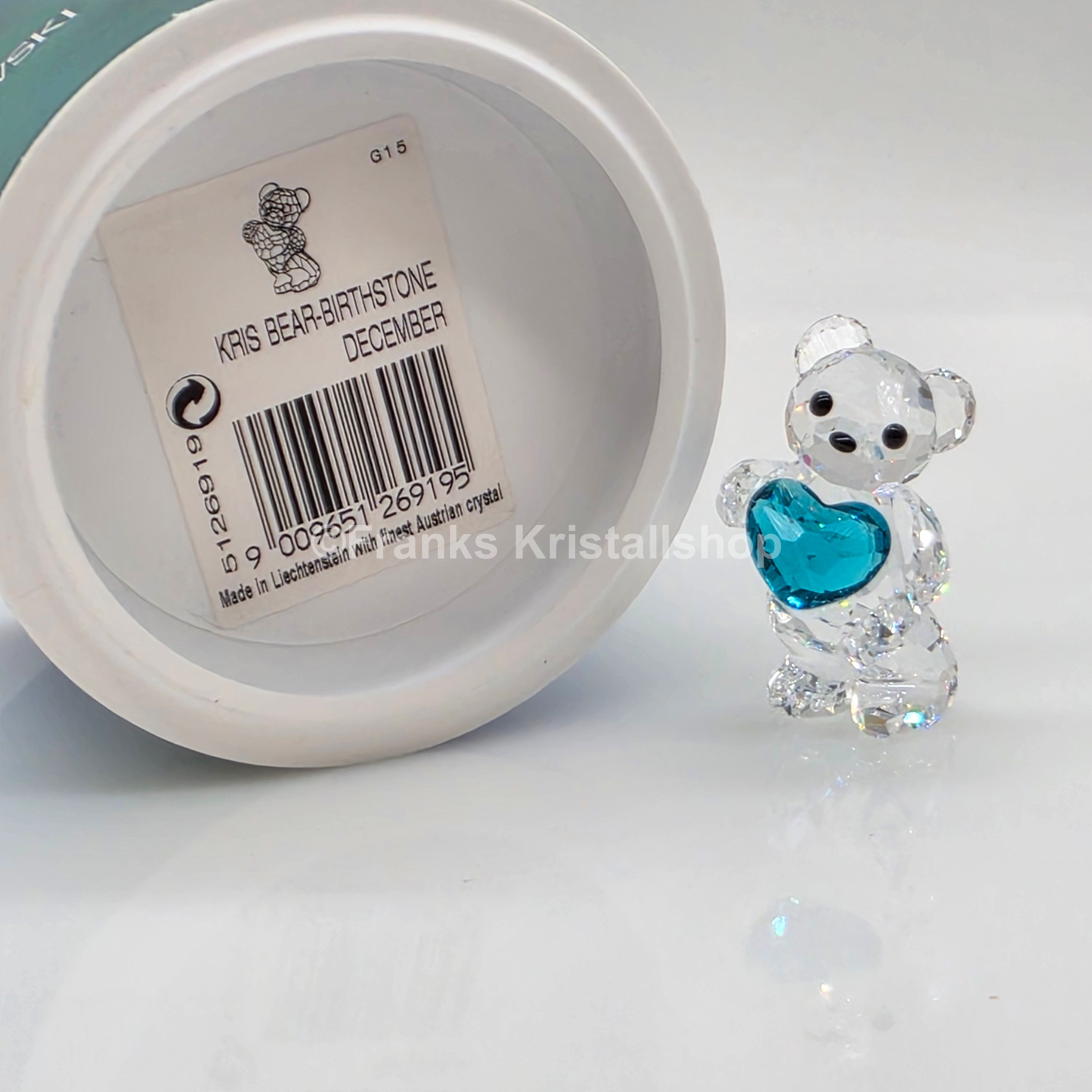 SWAROVSKI Kris Bär Herz Geburtsstein Dezember Türkis 5126919