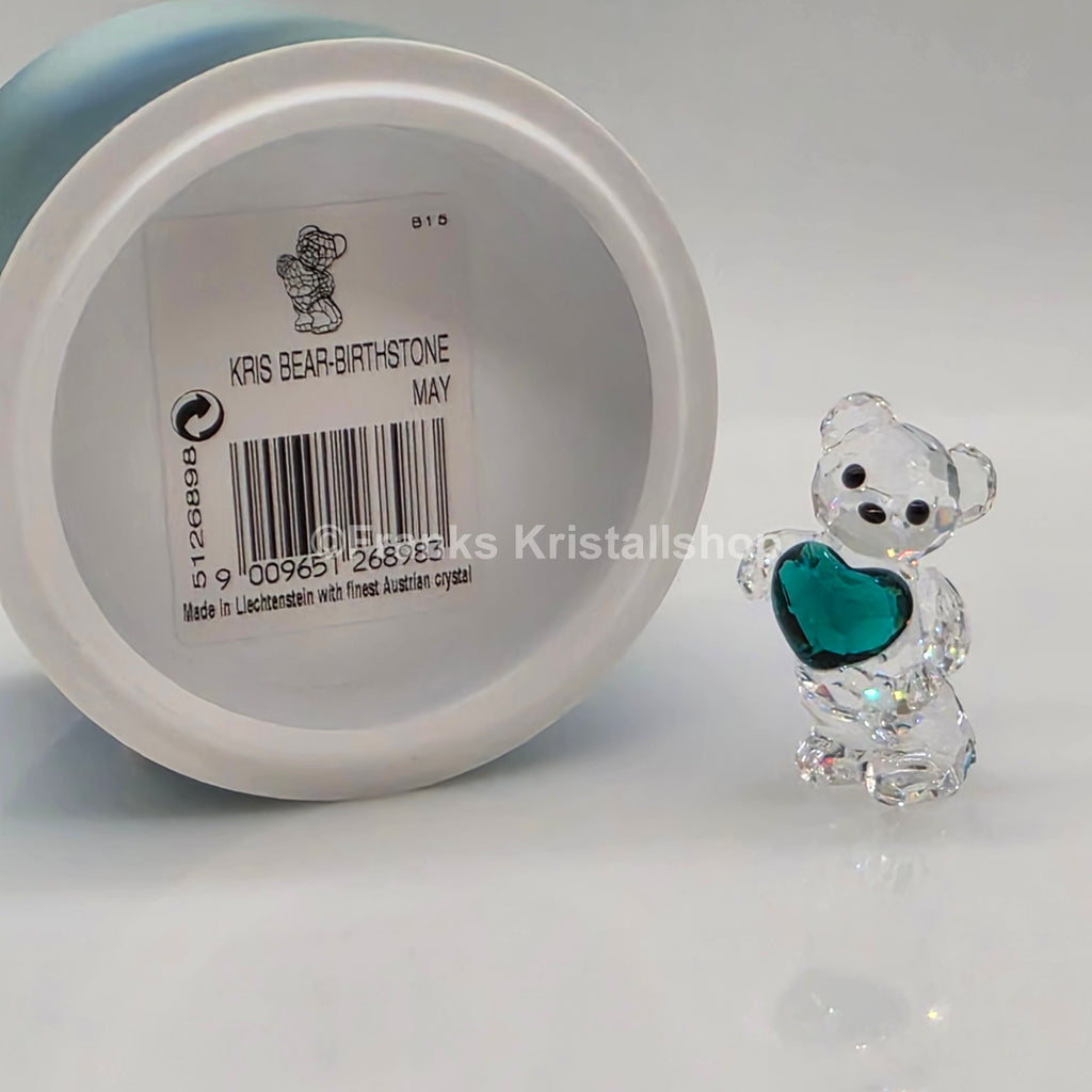 SWAROVSKI Kris Bär Herz Geburtsstein Mai Grün 5126898