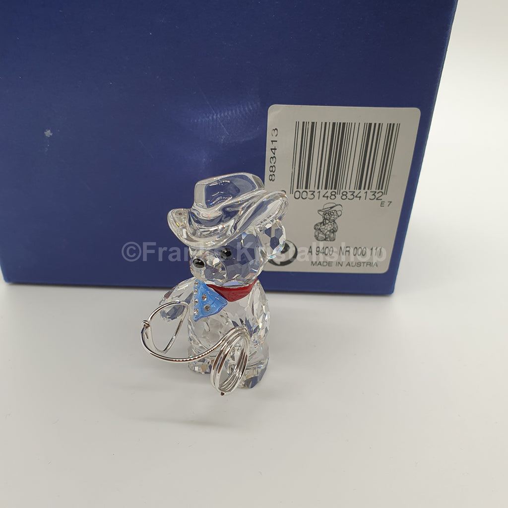 SWAROVSKI Kris Bär Johnny der Cowboy Länderbär Amerika USA 883413