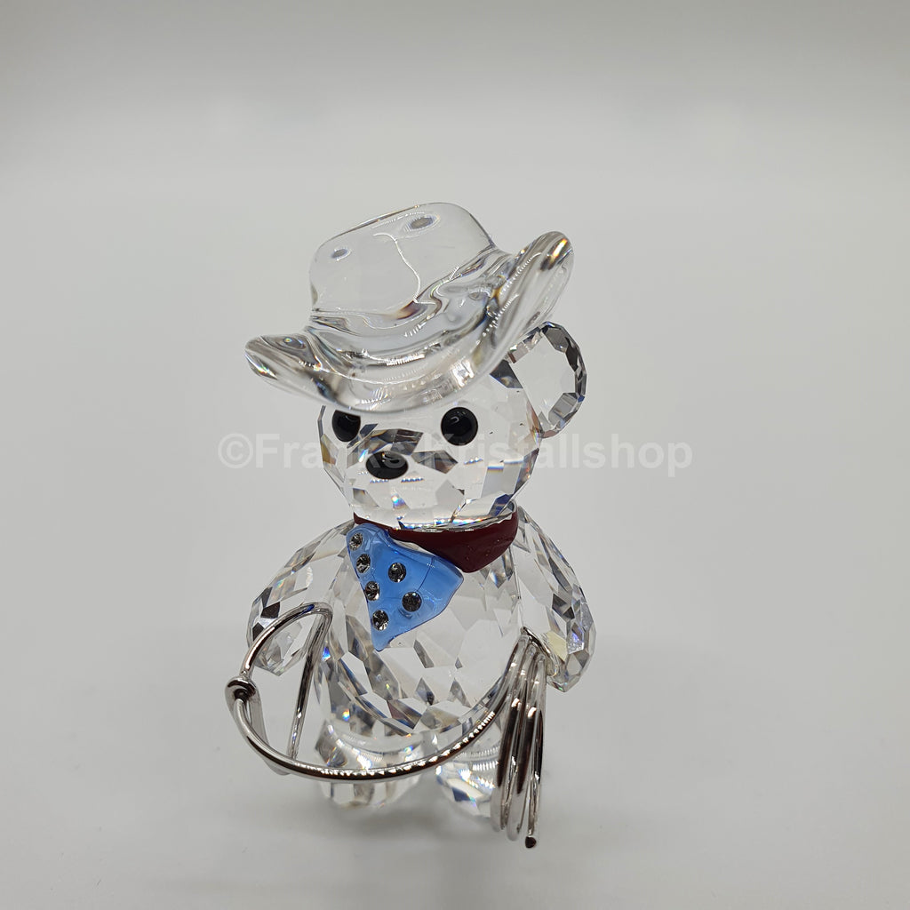 SWAROVSKI Kris Bär Johnny der Cowboy Länderbär Amerika USA 883413
