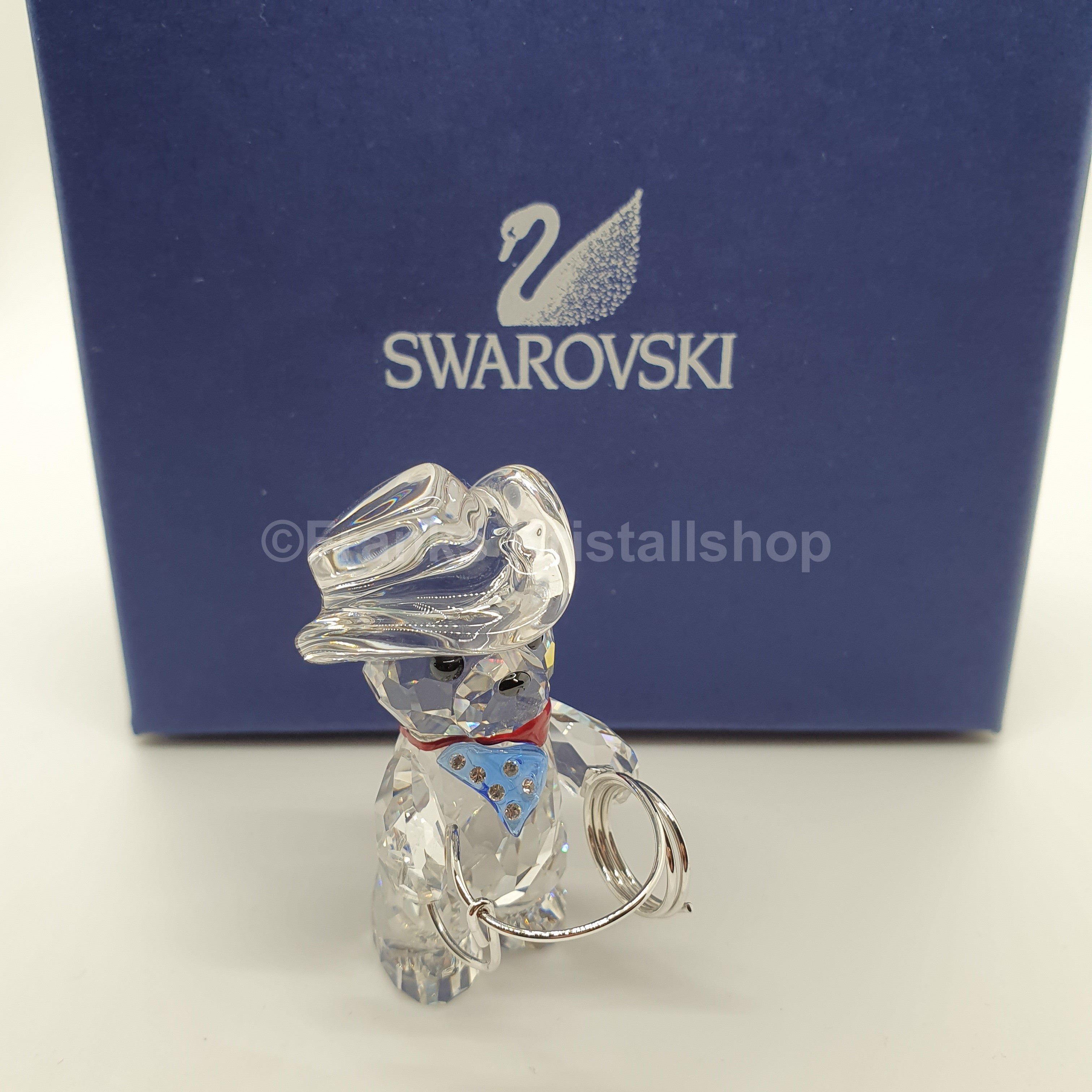 SWAROVSKI Kris Bär Johnny der Cowboy Länderbär Amerika USA 883413