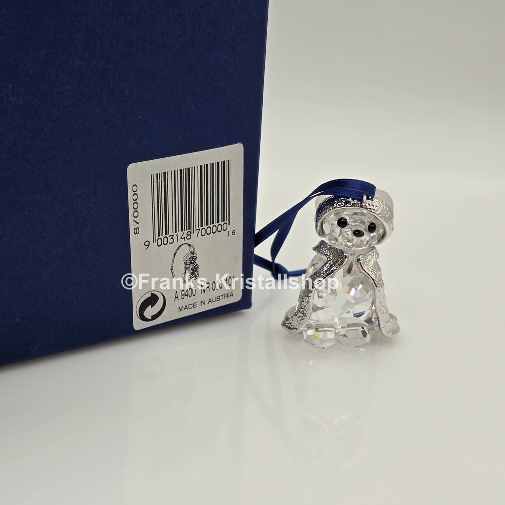 SWAROVSKI Kris Bär Weihnachten 2006 mit Mantel Ornament 870000