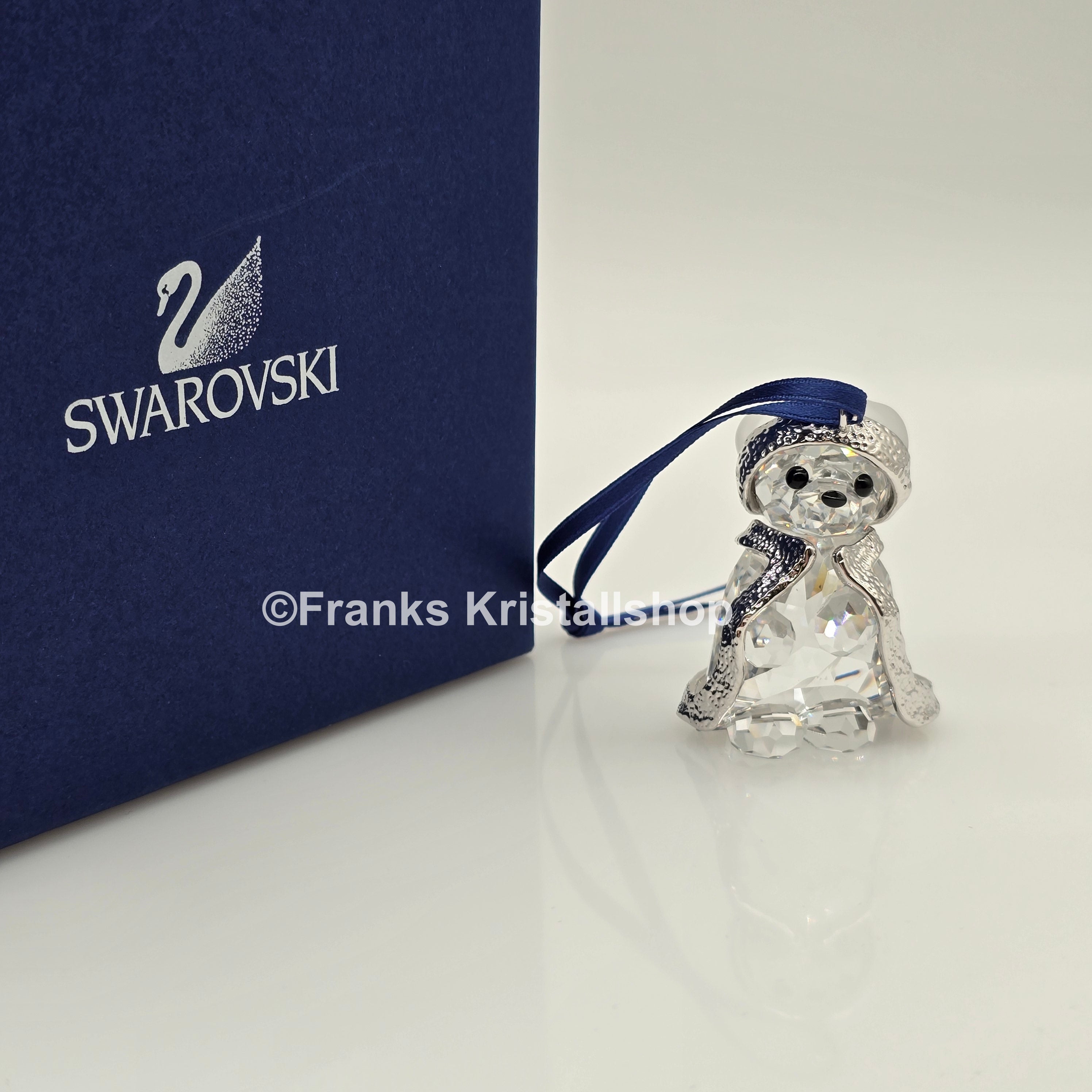 SWAROVSKI Kris Bär Weihnachten 2006 mit Mantel Ornament 870000