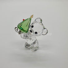 Lade das Bild in den Galerie-Viewer, SWAROVSKI Kris Bär Weihnachten 2011 mit Weihnachtsbaum 1091815
