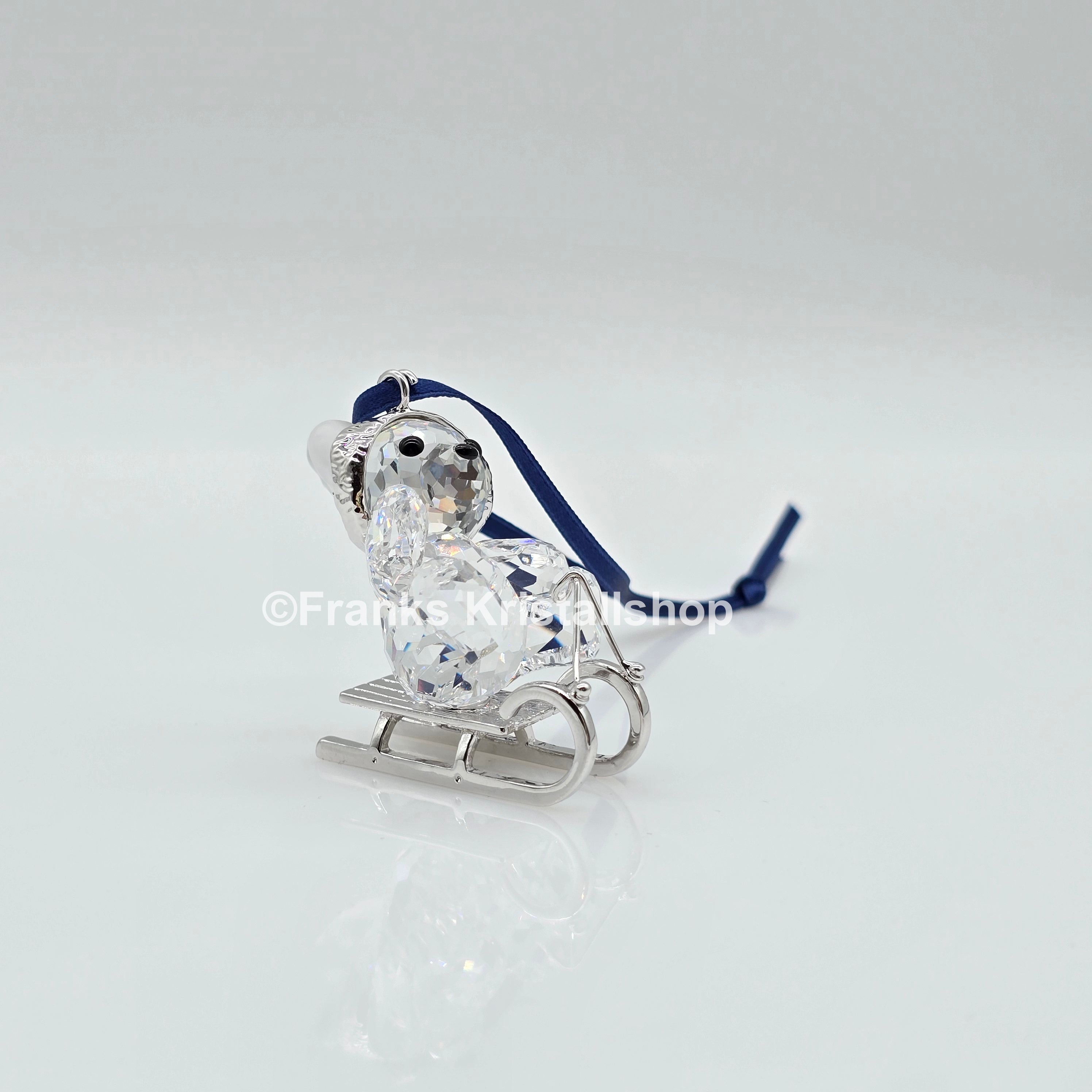 SWAROVSKI Kris Bär auf Schlitten Ornament 718990