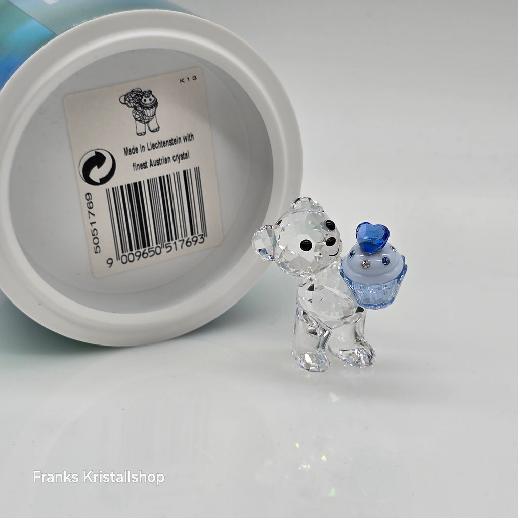 SWAROVSKI Kris Bär Cupcake Blau Junge 5051769