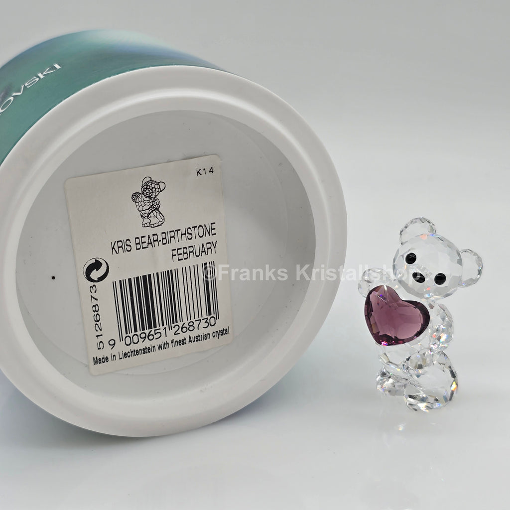 SWAROVSKI Kris Bär Herz Geburtsstein Februar Violett 5126873