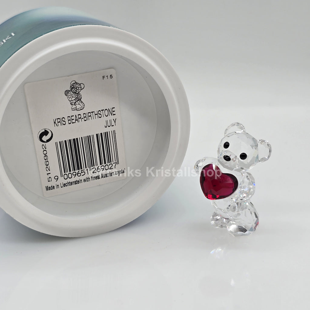 SWAROVSKI Kris Bär Herz Geburtsstein Juli Fuchsia 5126902