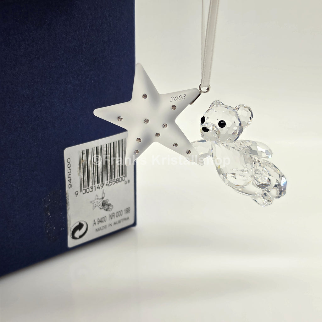 SWAROVSKI Kris Bär Weihnachten 2008 Stern Ornament 945580