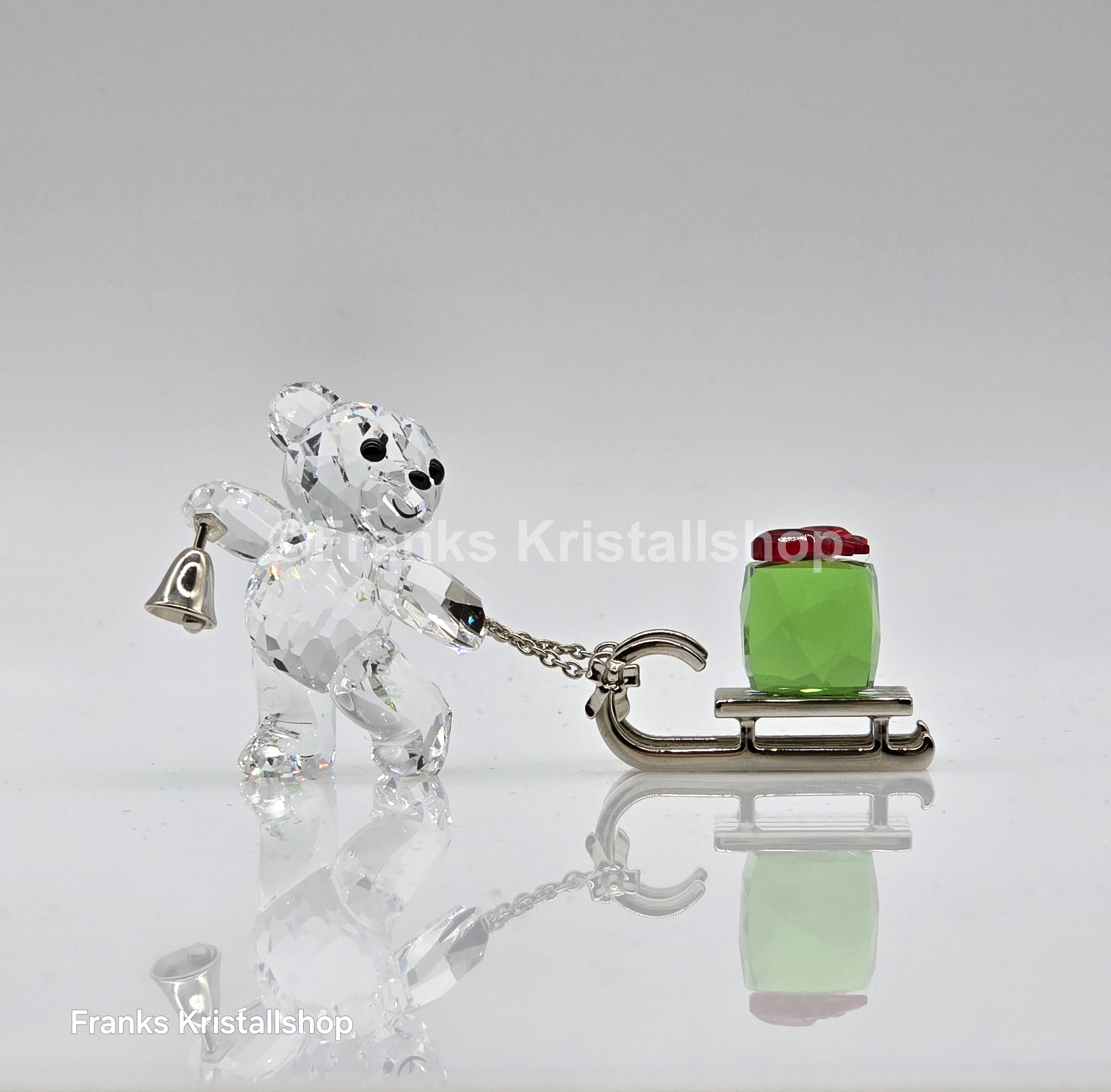SWAROVSKI Kris Bär Weihnachten 2019 mit Schlitten 5464863