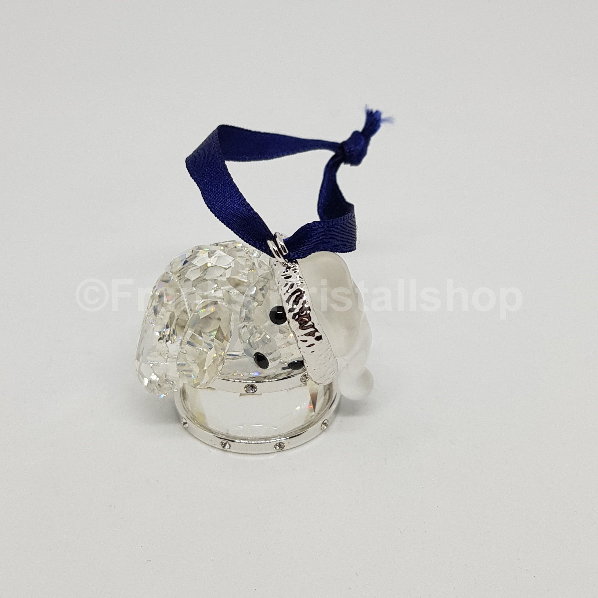 SWAROVSKI Kris Bär Weihnachten 2007 auf Trommel liegend Ornament 718989