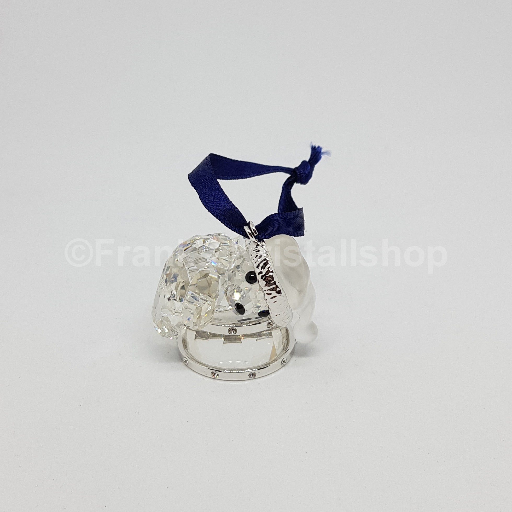 SWAROVSKI Kris Bär Weihnachten 2007 auf Trommel liegend Ornament 718989