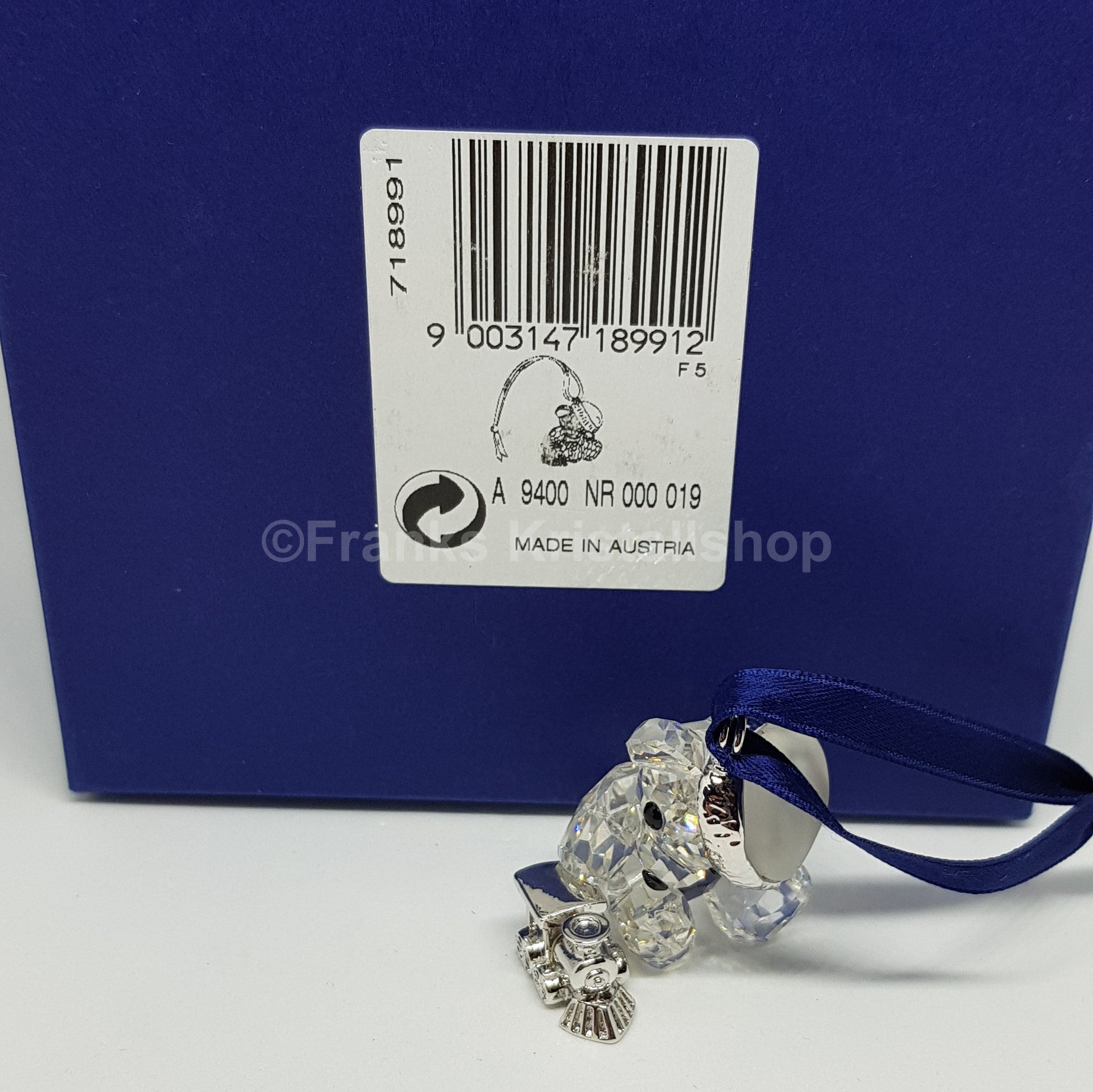 SWAROVSKI Kris Bär Mit Lokomotive Ornament 718991
