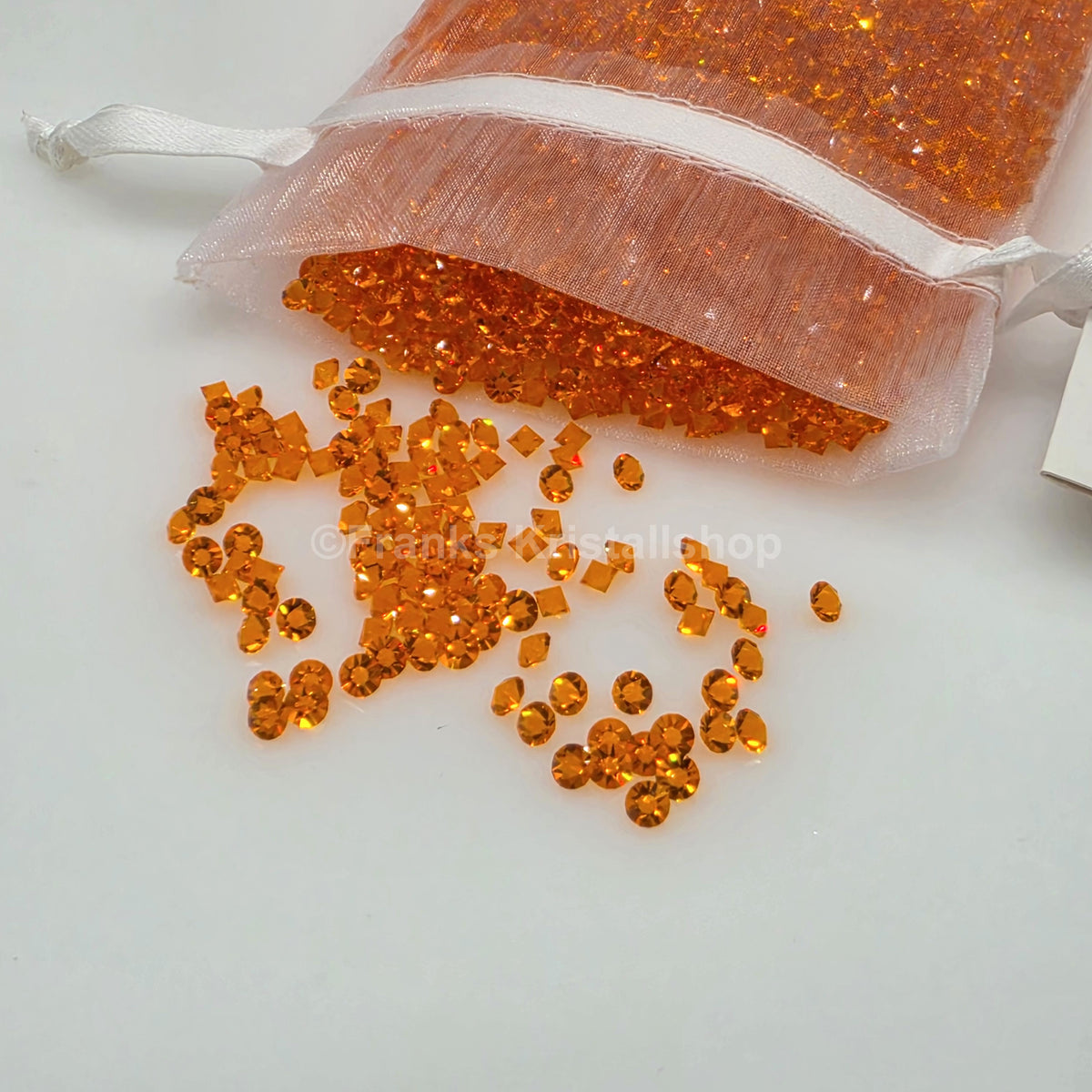 SWAROVSKI Kristall Dekosteine 2 mm Bernstein Orange