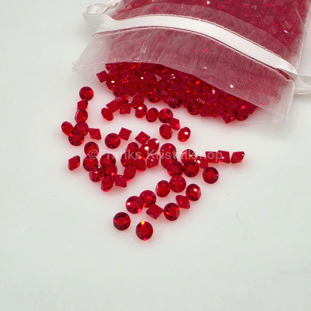 SWAROVSKI Kristall Dekosteine 5 mm Light Siam Rot