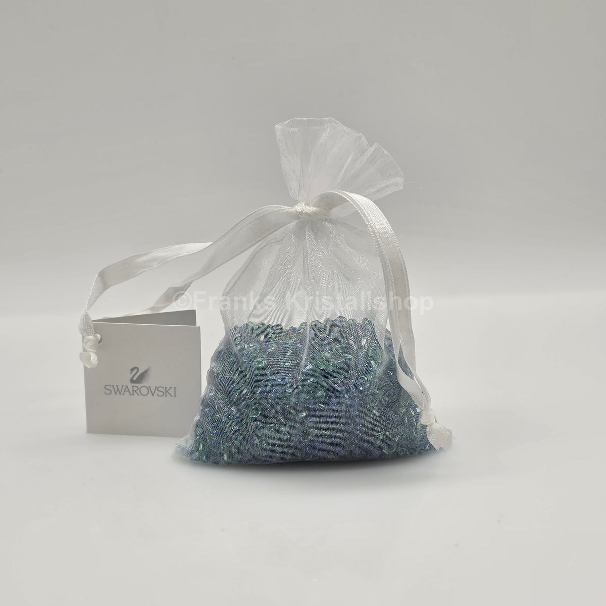 SWAROVSKI Kristall Dekosteine Doppelkegel Perlen 4 mm Blau-Grün