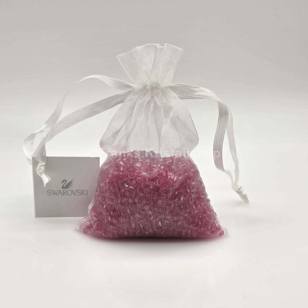 SWAROVSKI Kristall Dekosteine Doppelkegel Perlen 4 mm Rosa