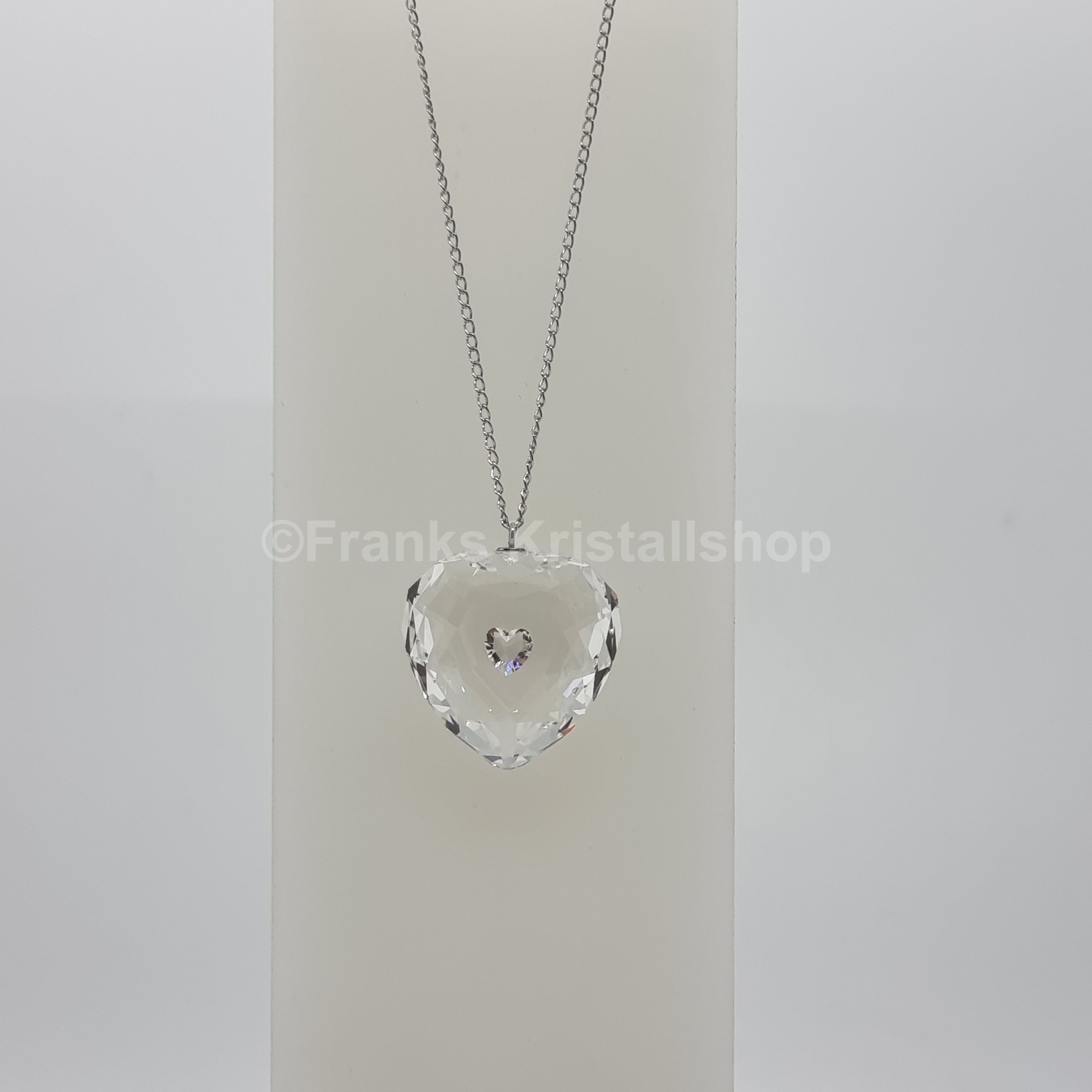 SWAROVSKI Kristall Herz Halskette Klar 1152185