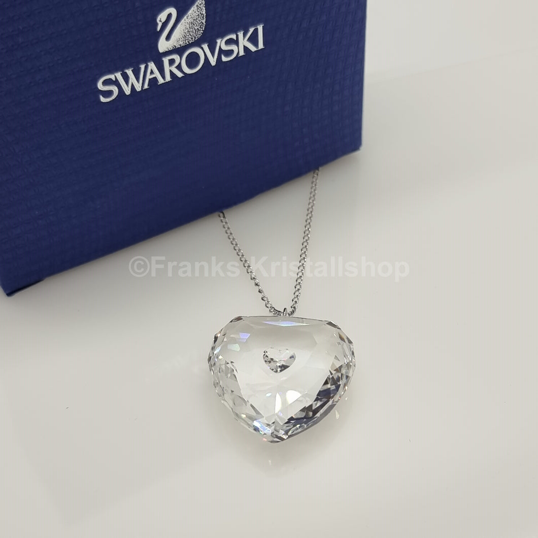 SWAROVSKI Kristall Herz Halskette Klar 1152185