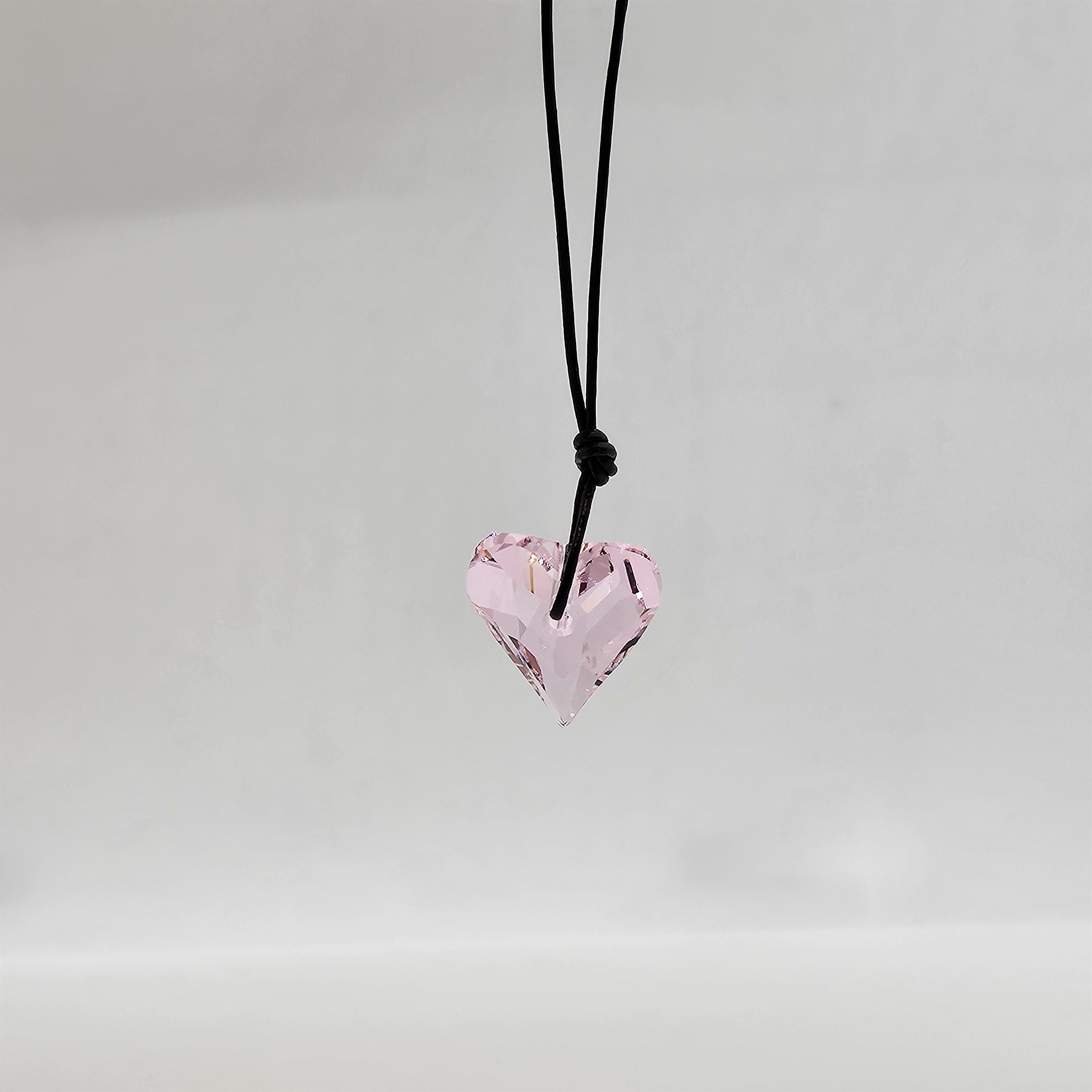 SWAROVSKI Kristallwelten Kette Rosa Herz
