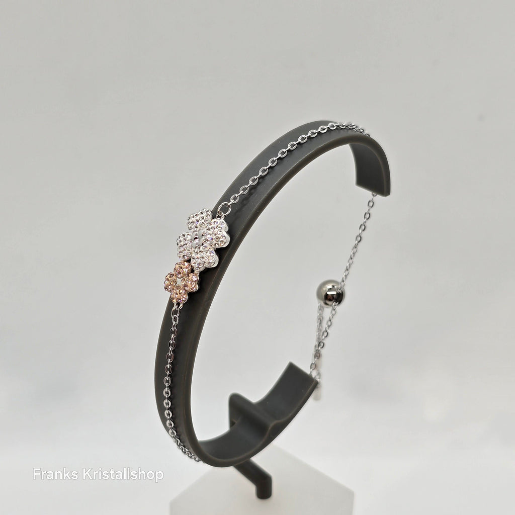 SWAROVSKI Latisha Armband Blume, Mehrfarbig, Rhodiniert 5636590