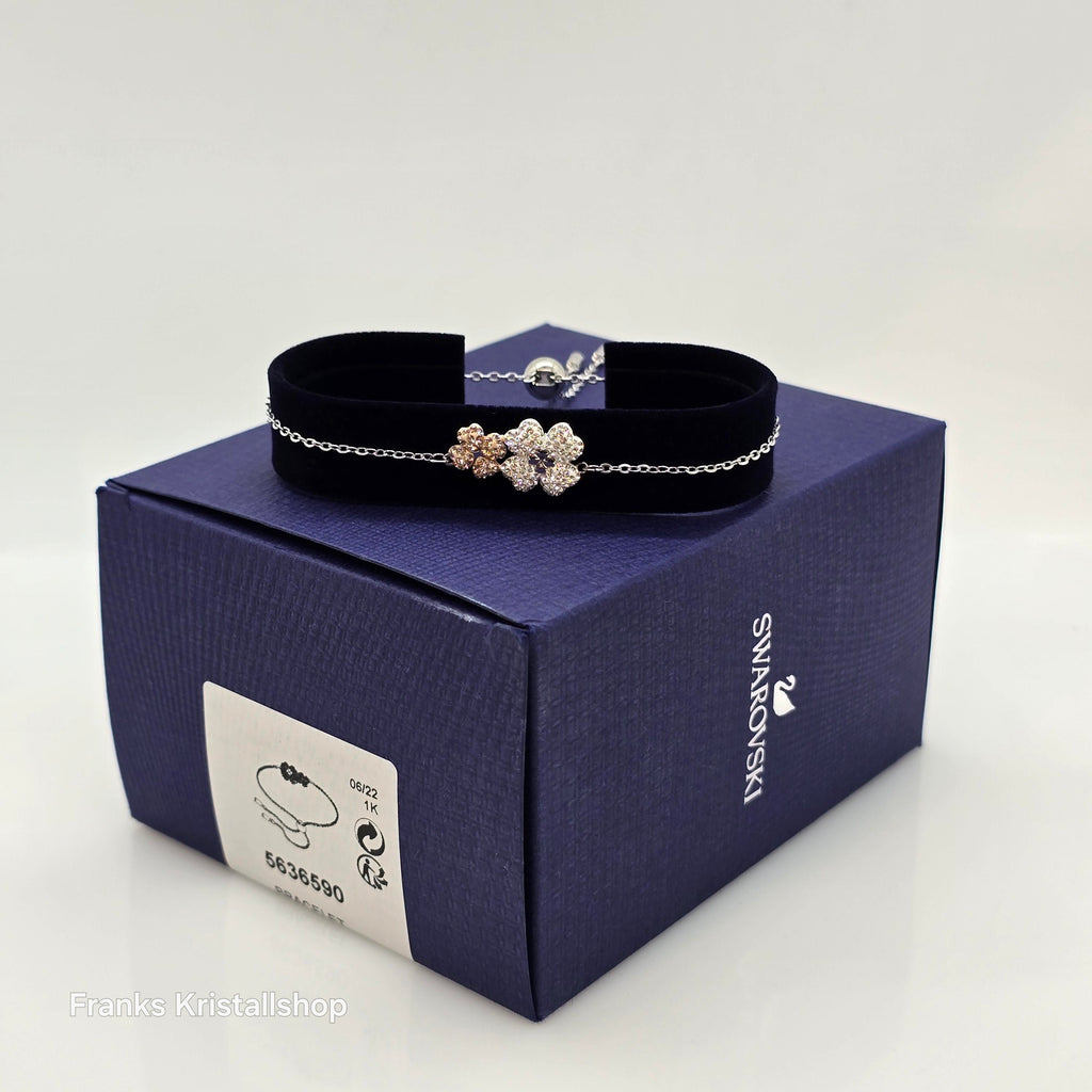 SWAROVSKI Latisha Armband Blume, Mehrfarbig, Rhodiniert 5636590