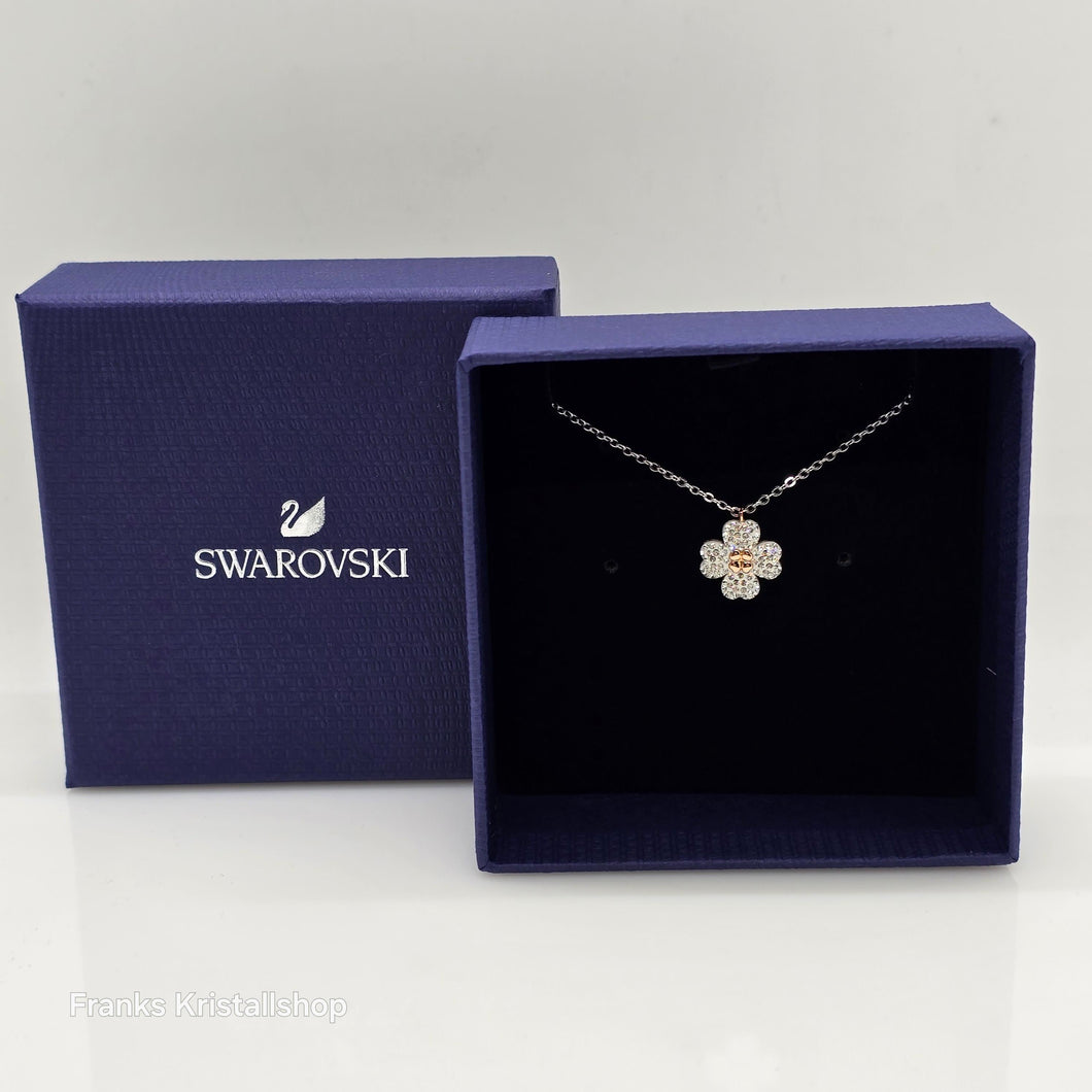 SWAROVSKI Latisha Halskette Blume Weiß, Rosa Rhodiniert 5636488