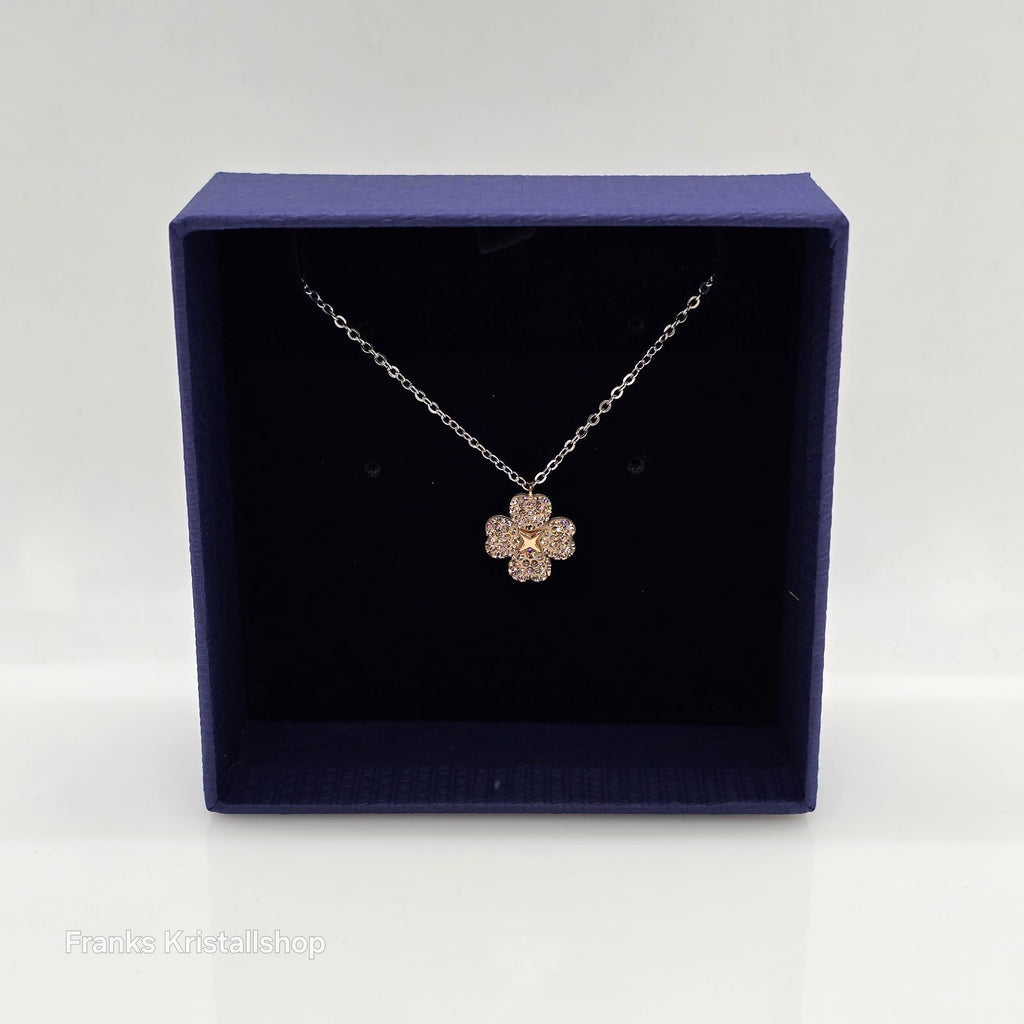 SWAROVSKI Latisha Halskette Blume Weiß, Rosa Rhodiniert 5636488