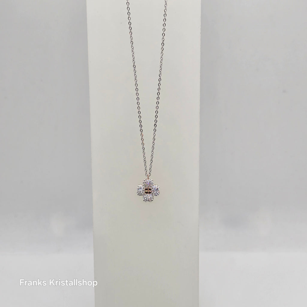 SWAROVSKI Latisha Halskette Blume Weiß, Rosa Rhodiniert 5636488