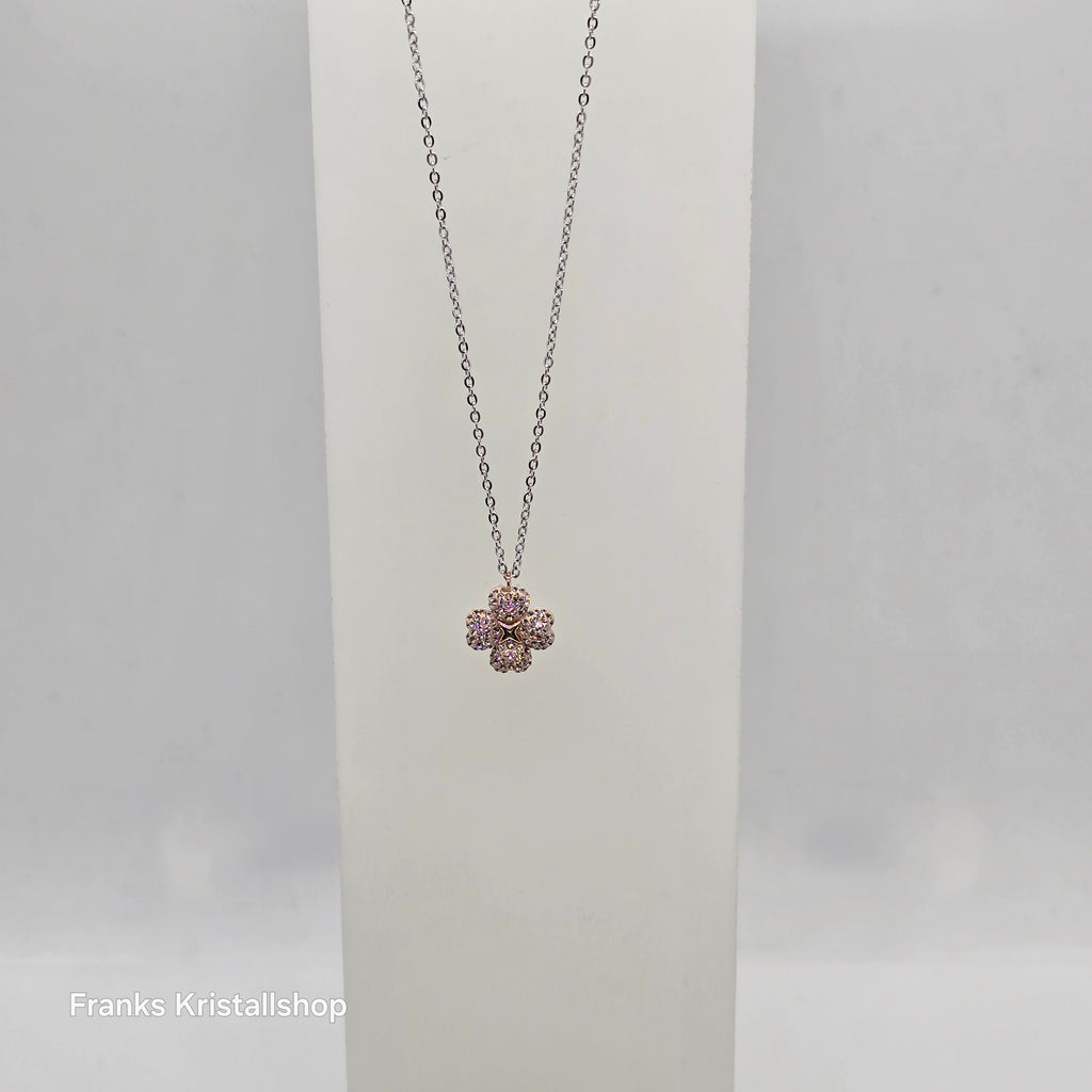 SWAROVSKI Latisha Halskette Blume Weiß, Rosa Rhodiniert 5636488