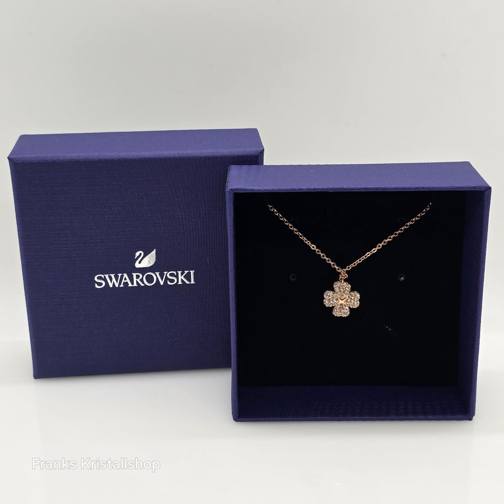 SWAROVSKI Latisha Halskette Blume Rosa, Roségold-Legierungsschicht 5636489
