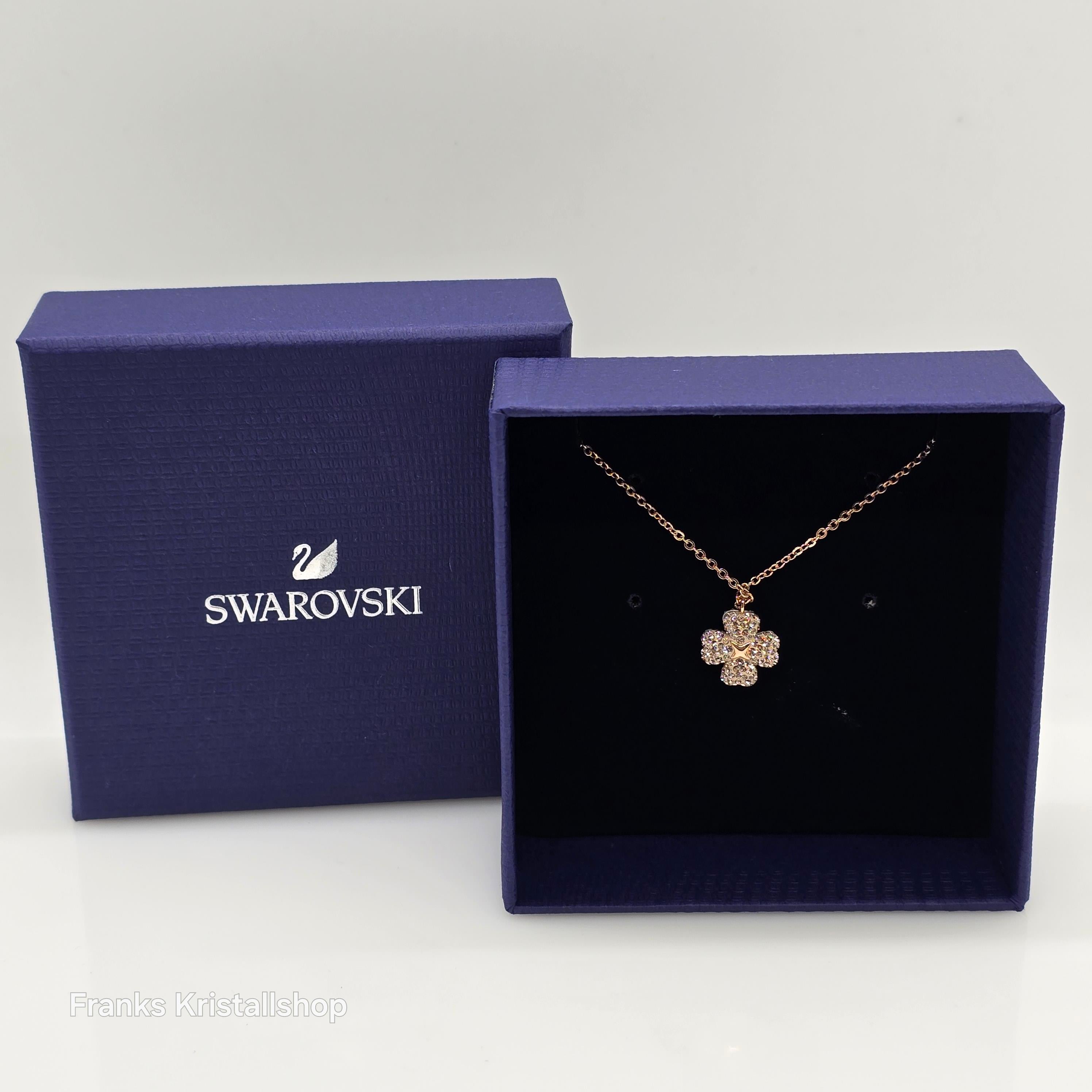 SWAROVSKI Latisha Halskette Blume Rosa, Roségold-Legierungsschicht 5636489