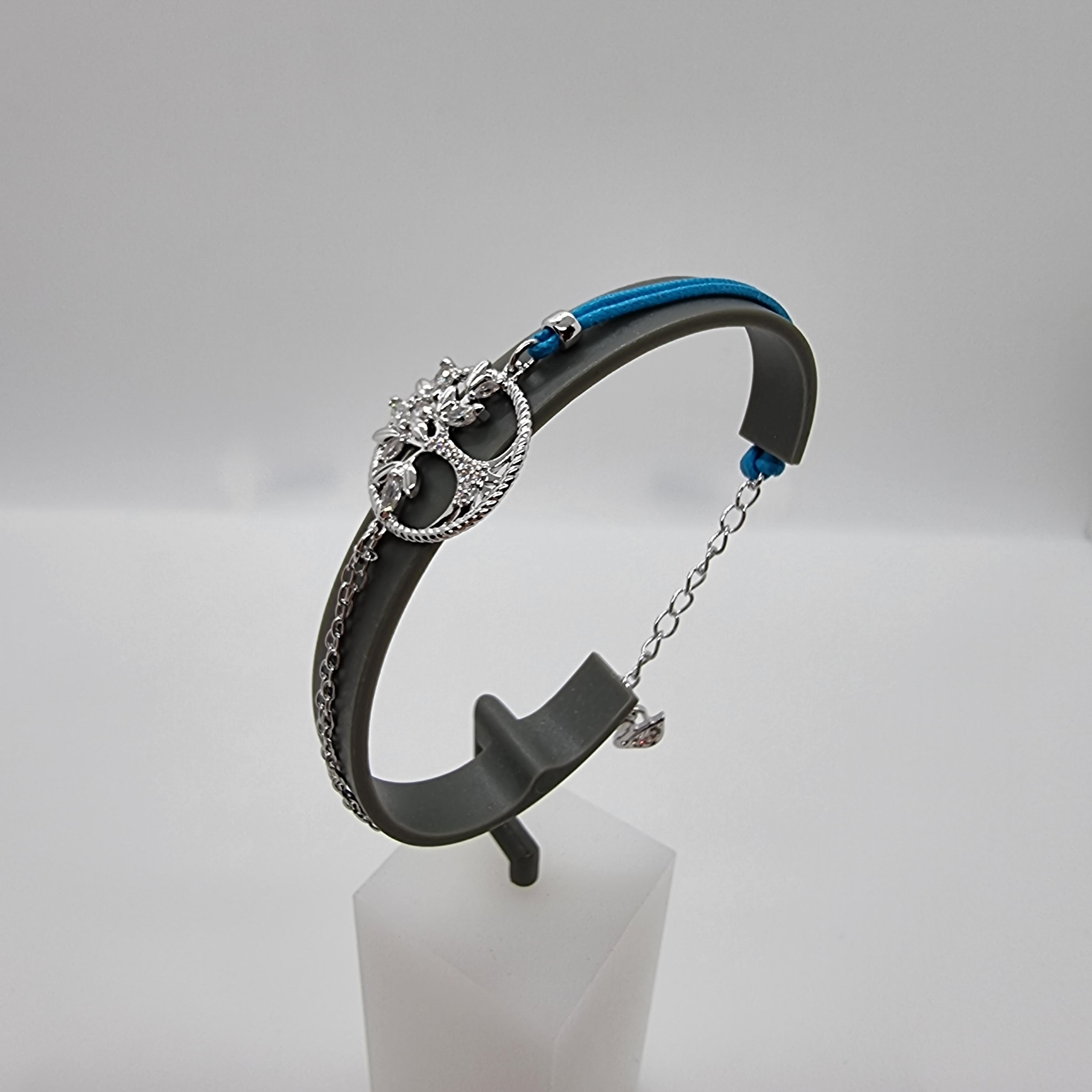 SWAROVSKI Armband Symbolic Tree of Life, Blau, Rhodiniert 5521494