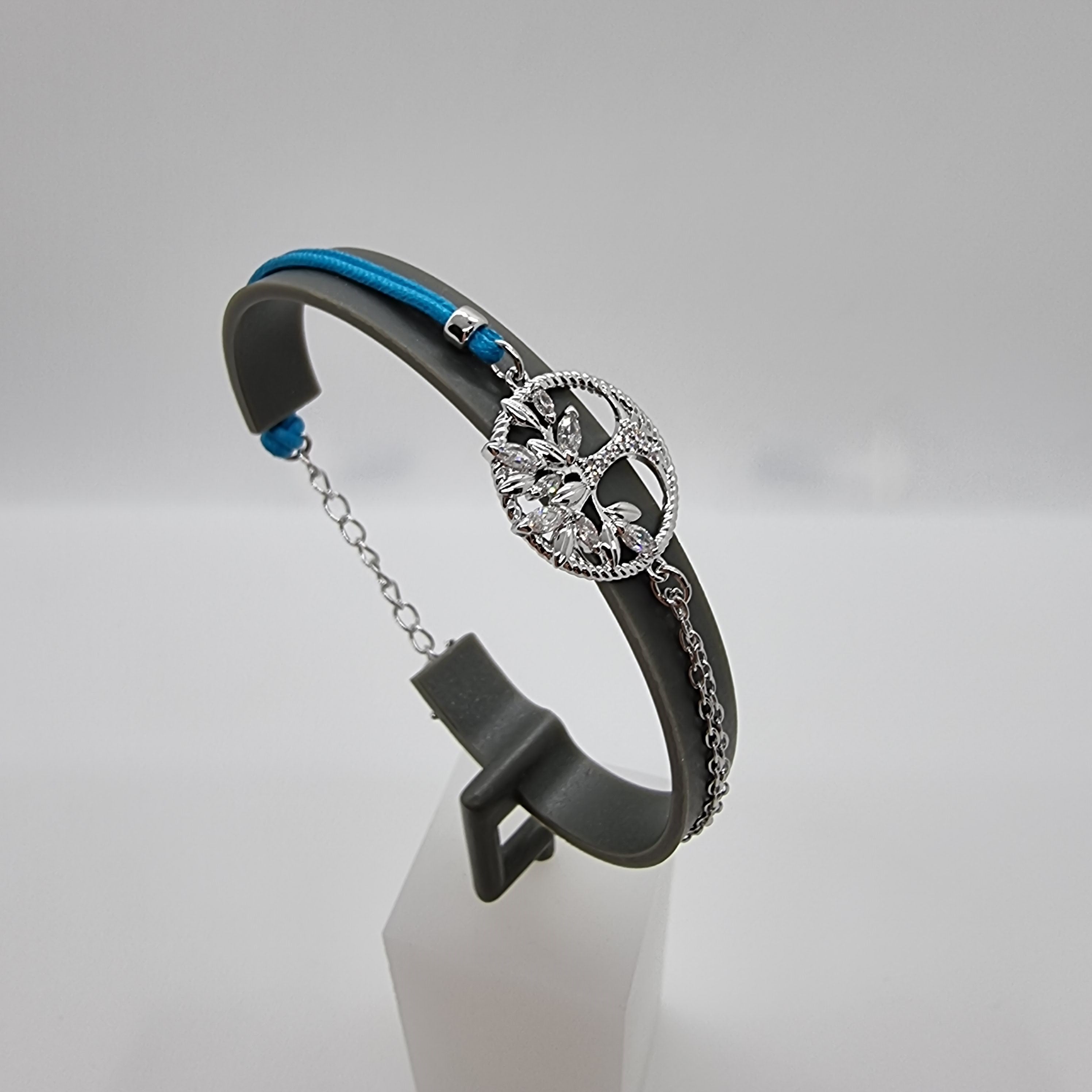 SWAROVSKI Armband Symbolic Tree of Life, Blau, Rhodiniert 5521494