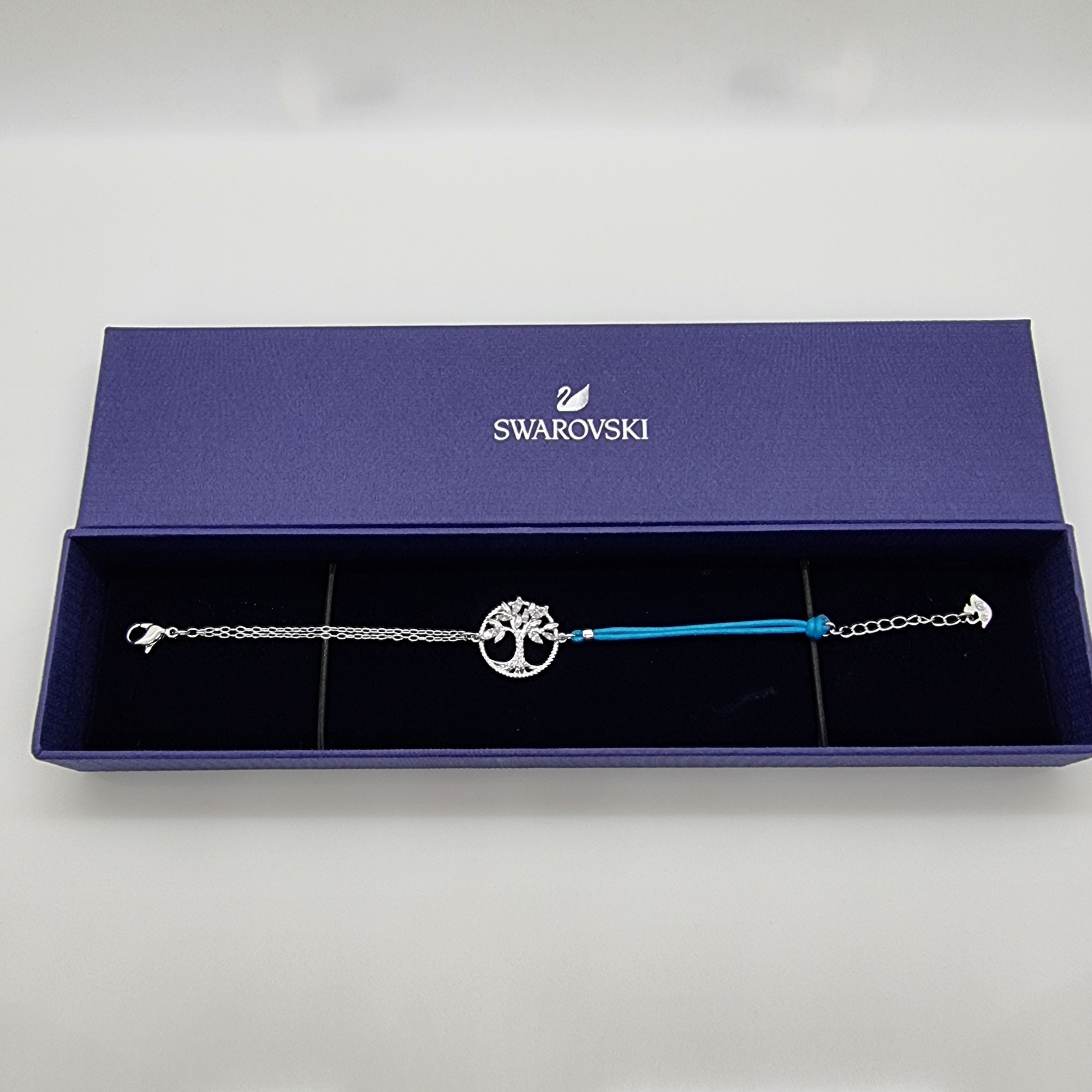 SWAROVSKI Armband Symbolic Tree of Life, Blau, Rhodiniert 5521494