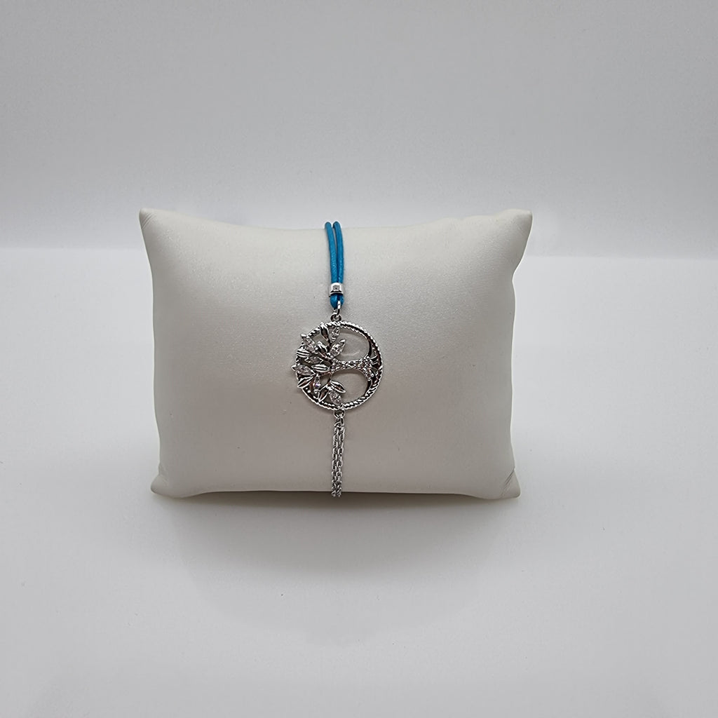 SWAROVSKI Armband Symbolic Tree of Life, Blau, Rhodiniert 5521494