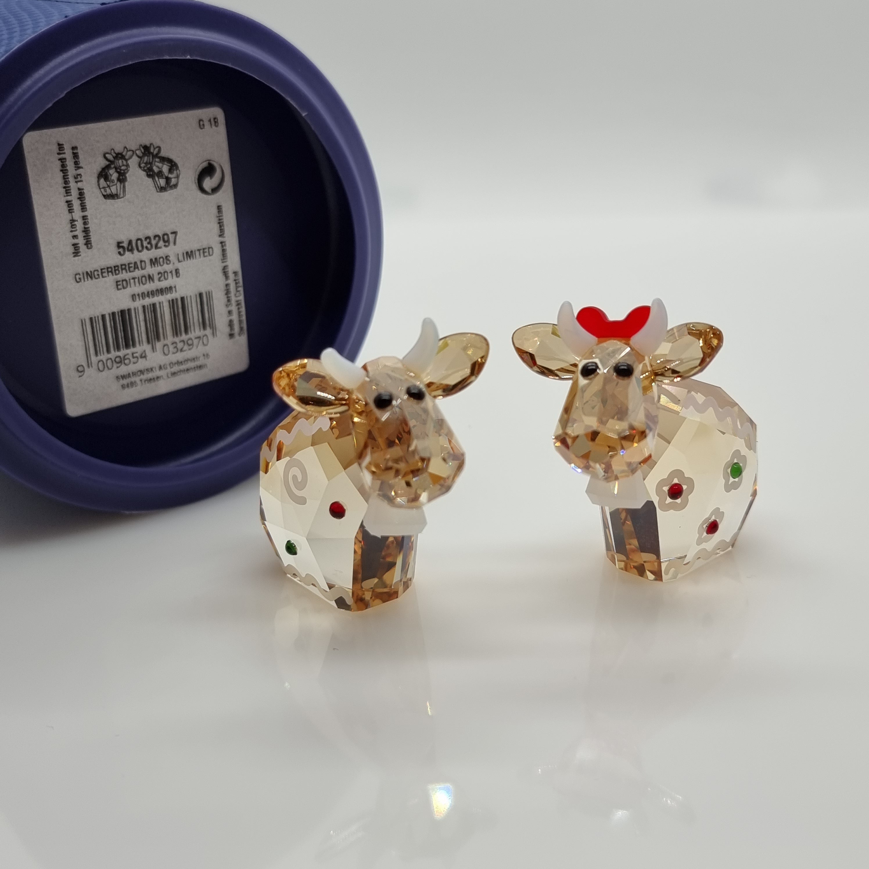 SWAROVSKI Lebkuchen Mos Weihnachten 2018 5403297