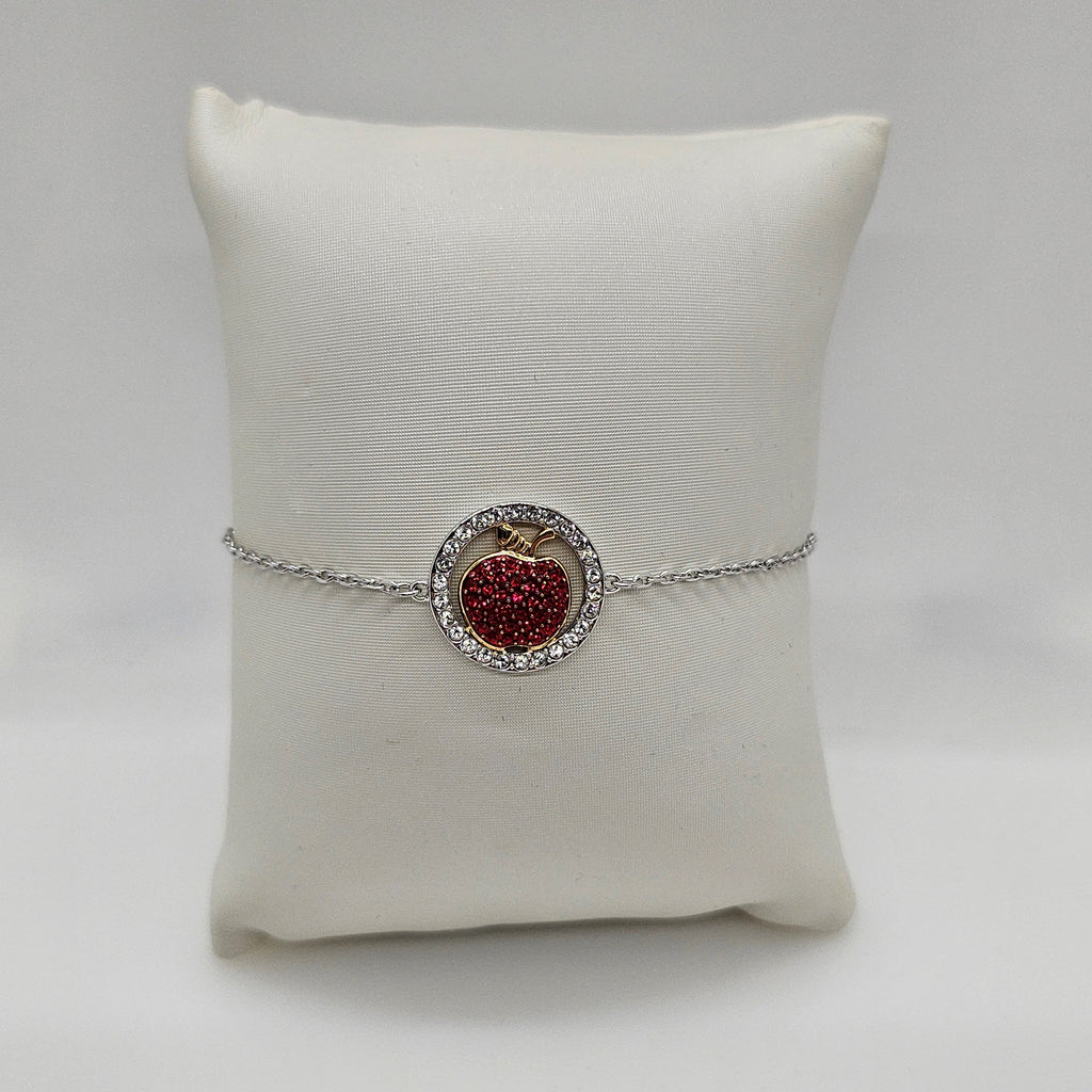 SWAROVSKI Lena Apple Armband Größe M Apfel Rot, Rhodiniert 5394512