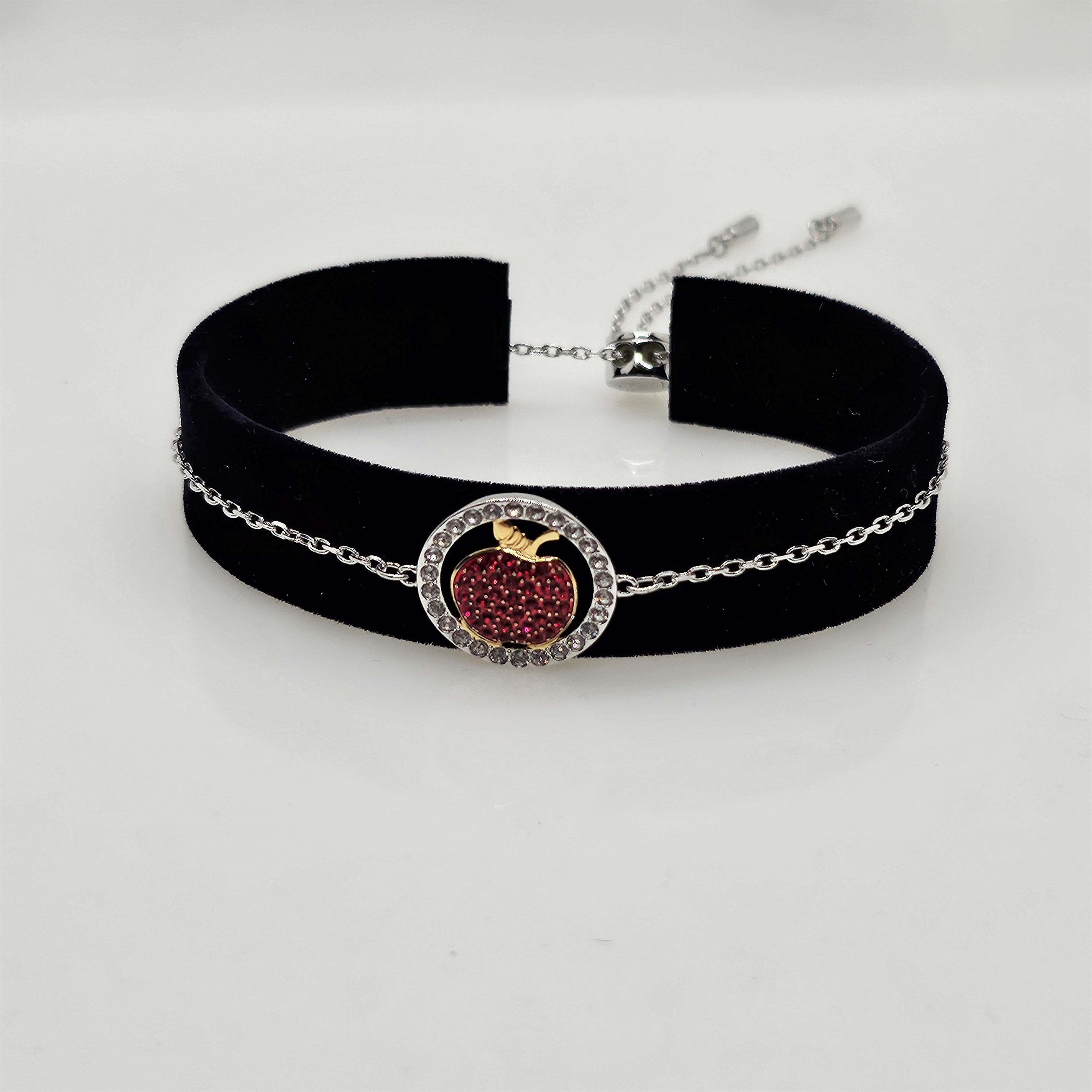 SWAROVSKI Lena Apple Armband Größe M Apfel Rot, Rhodiniert 5394512