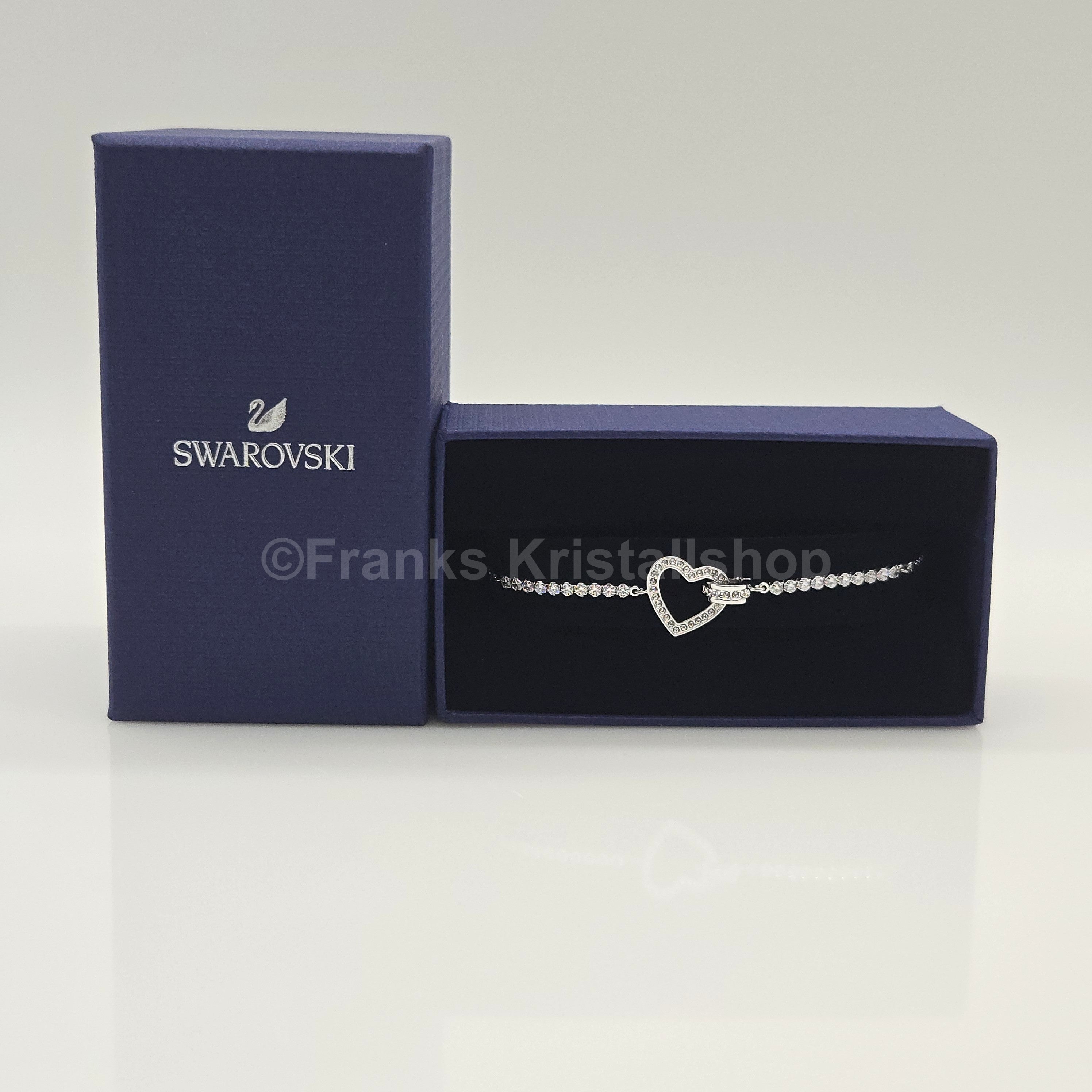 SWAROVSKI Lovely Herz Armband, Weiß, Rhodiniert 5636447