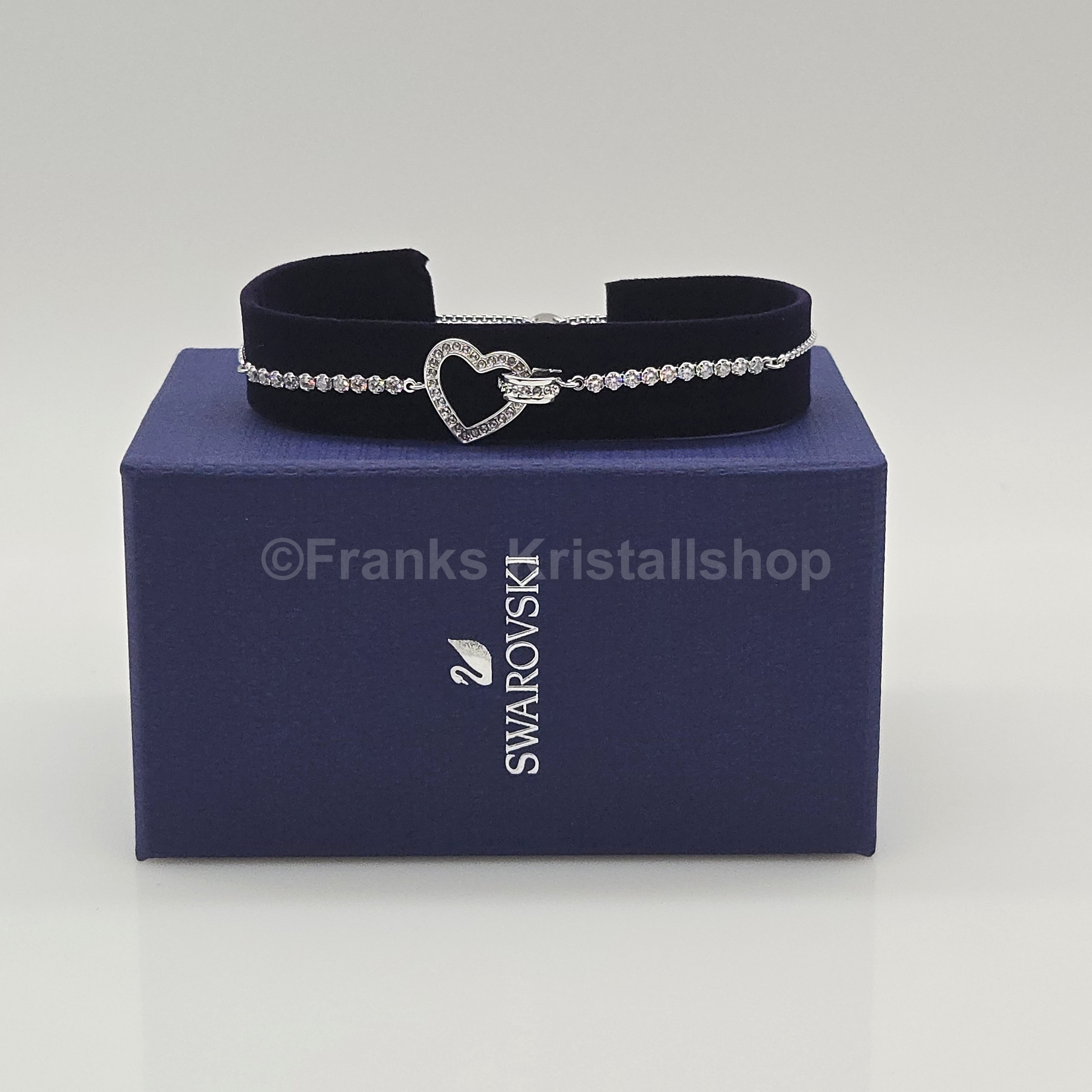 SWAROVSKI Lovely Herz Armband, Weiß, Rhodiniert 5636447