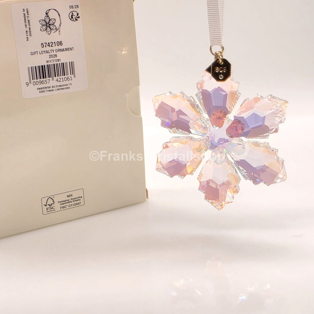 SWAROVSKI Weihnachtsstern 2026 SCS Loyalty Gift Ornament 5742106