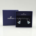 Swarovski Lunar Drop-Ohrhänger Blau, Rhodiniert 5717560