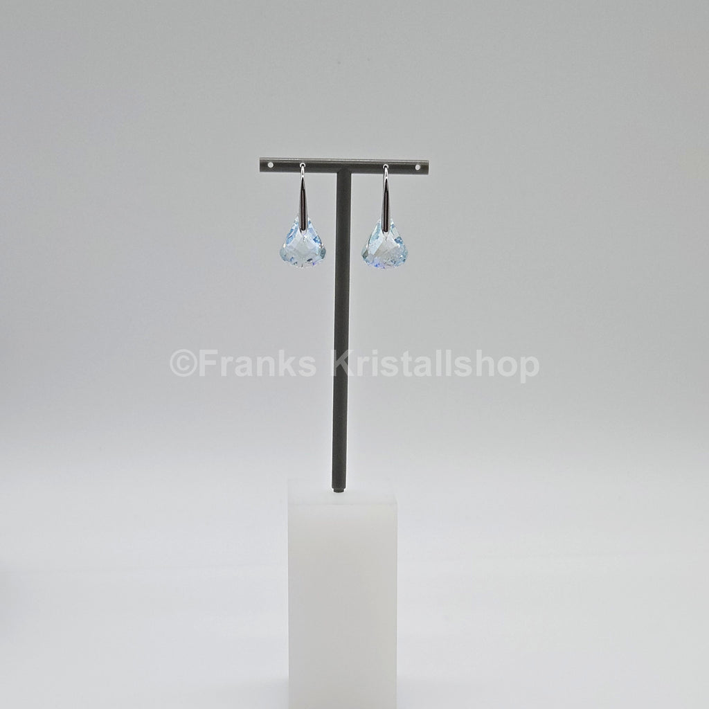 Swarovski Lunar Drop-Ohrhänger Blau, Rhodiniert 5717560