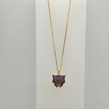 Lade das Bild in den Galerie-Viewer, SWAROVSKI Marvel Black Panther Kette Violett, Goldlegierungsschicht 5650574
