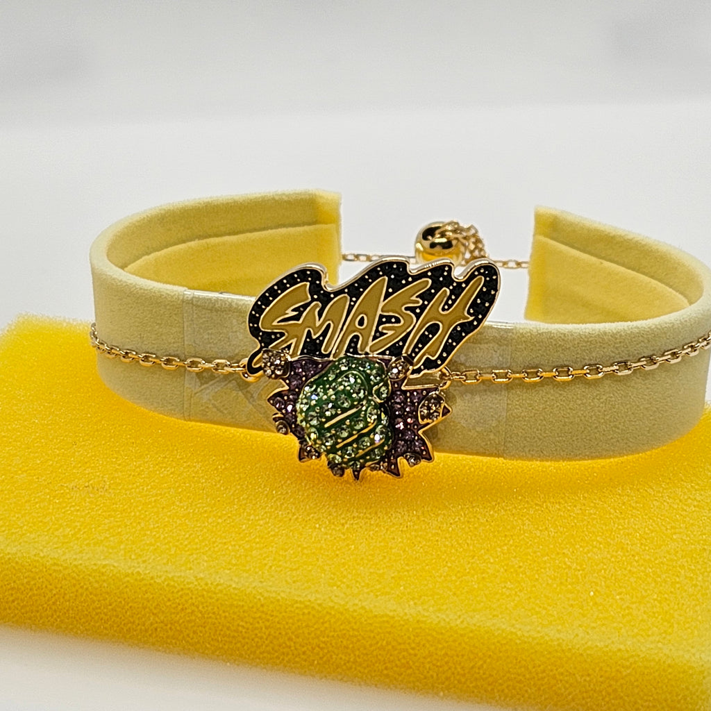 SWAROVSKI Marvel Hulk Armband Mehrfarbig, Goldlegierungsschicht 5650869