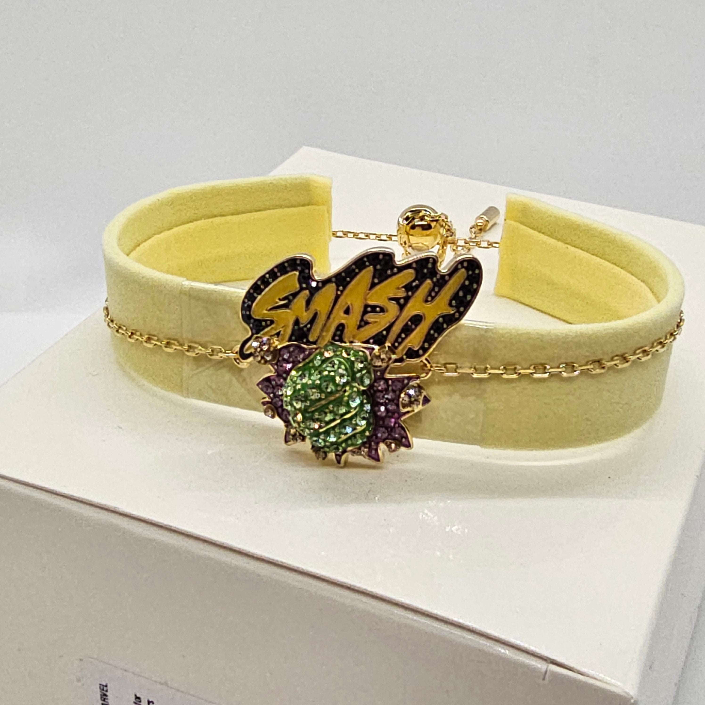 SWAROVSKI Marvel Hulk Armband Mehrfarbig, Goldlegierungsschicht 5650869