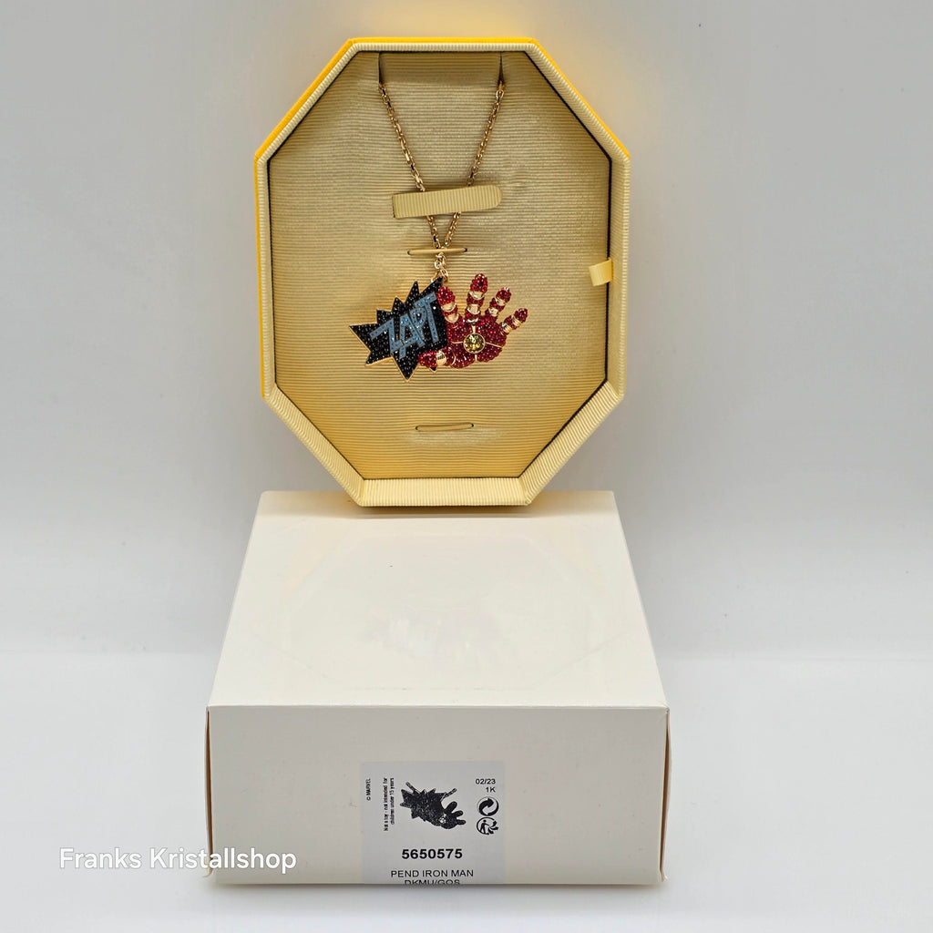 SWAROVSKI Marvel Iron Man Anhänger und Brosche Goldlegierungsschicht 5650575